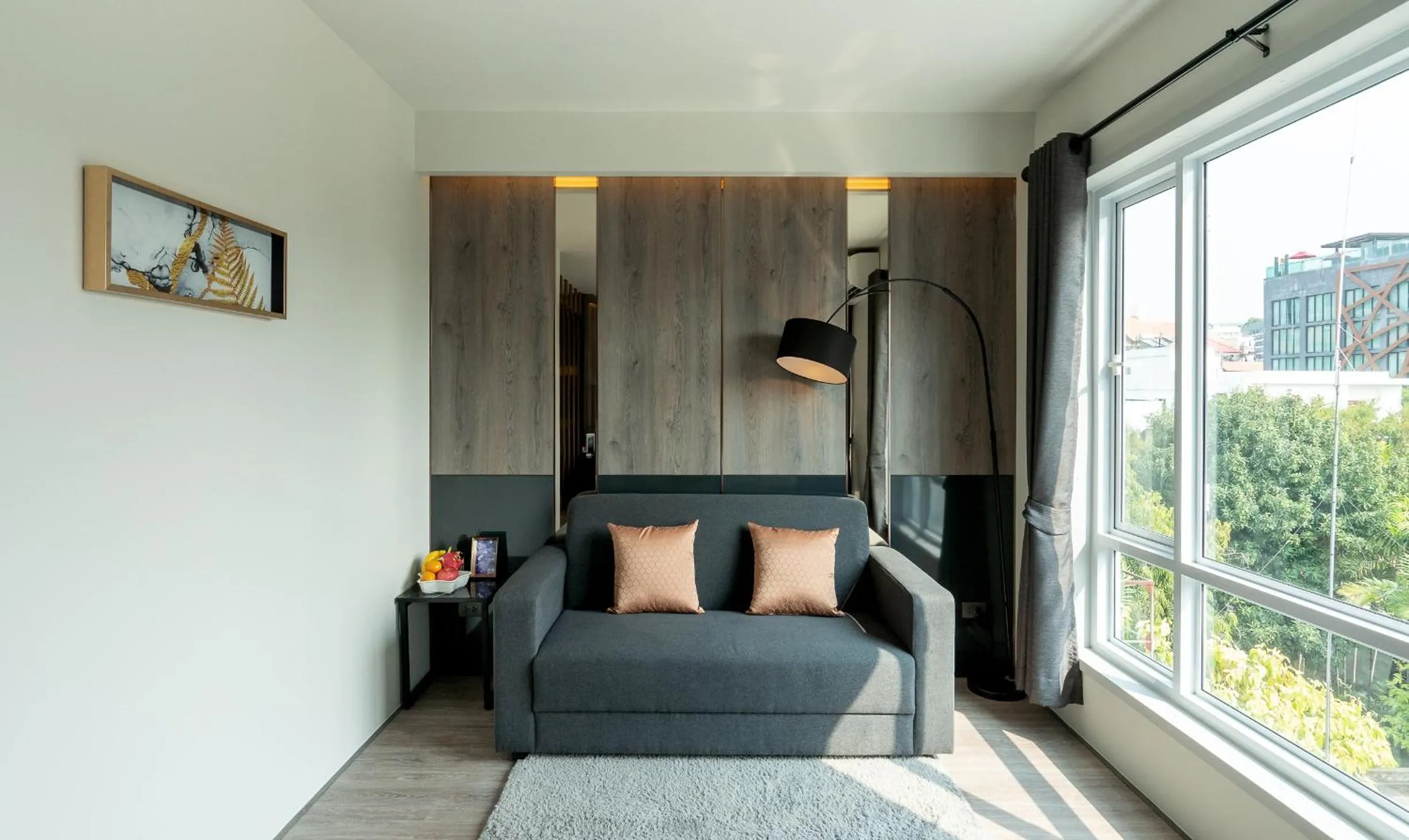 Living room in NIMANO SUITES