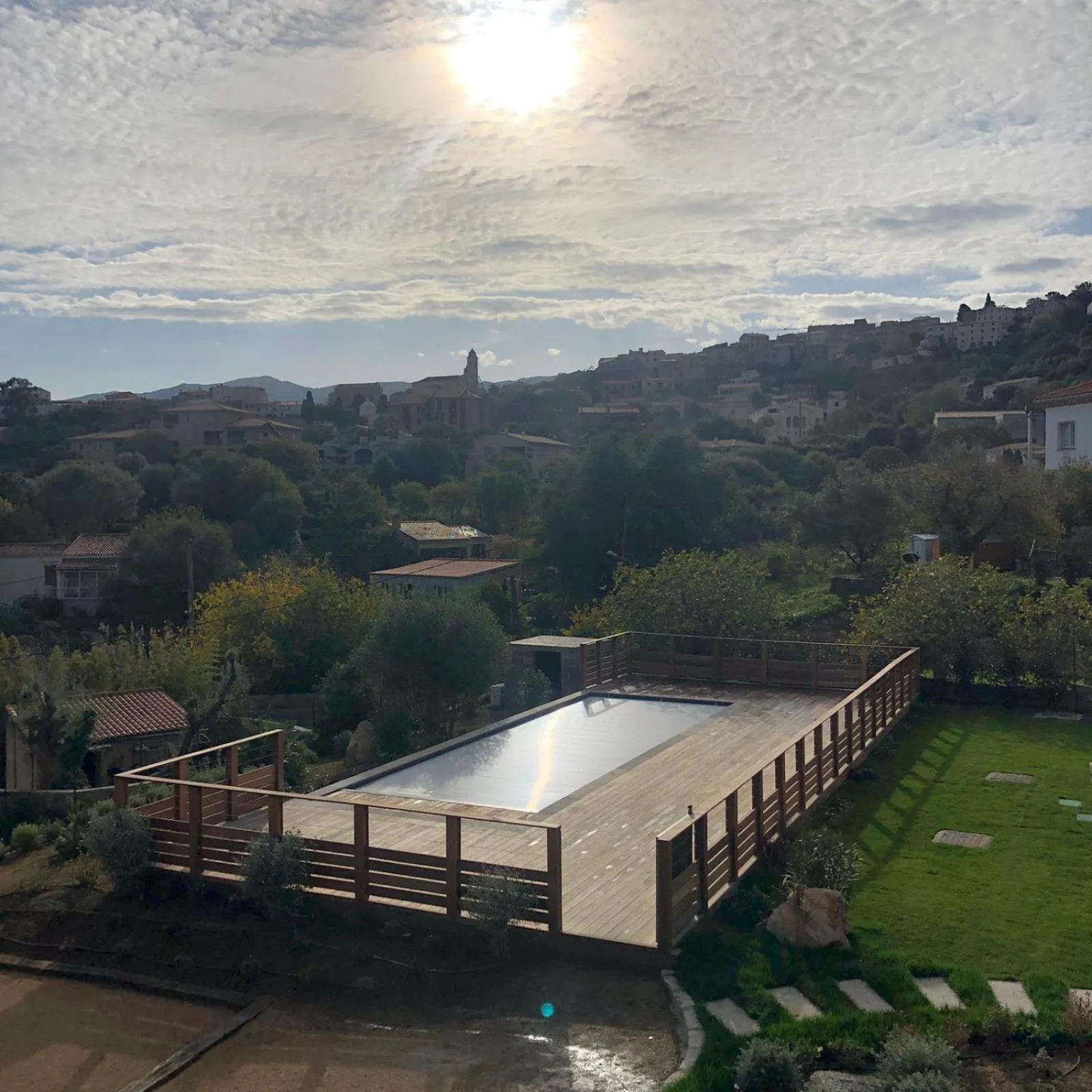 Swimming pool in Résidence U Manellu