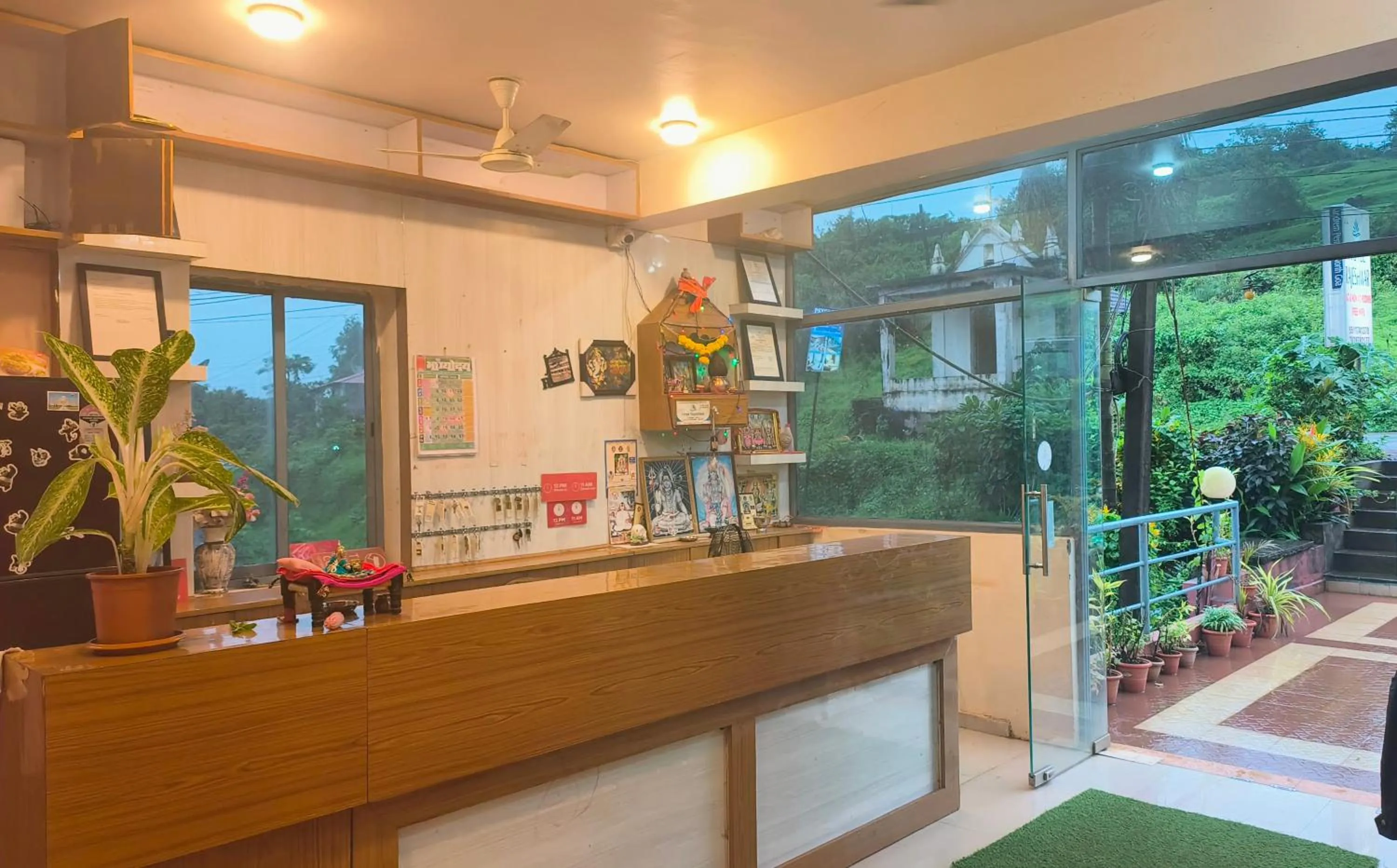 Lobby or reception in Hotel Rajeshwar