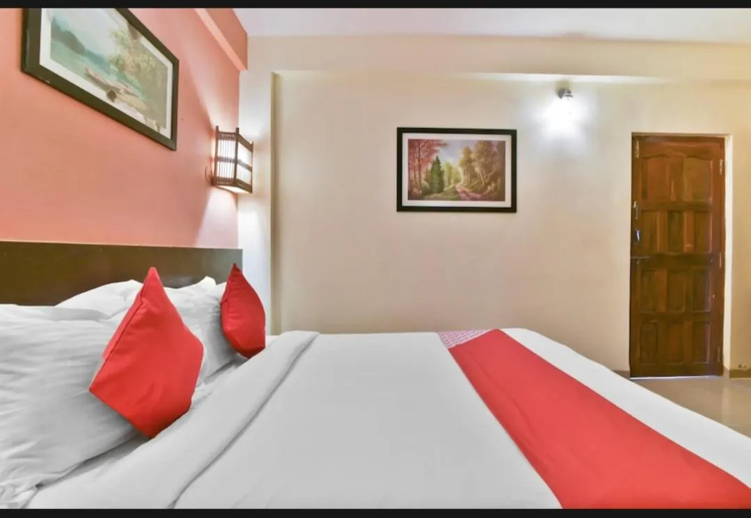 Bed in Hotel Rajeshwar