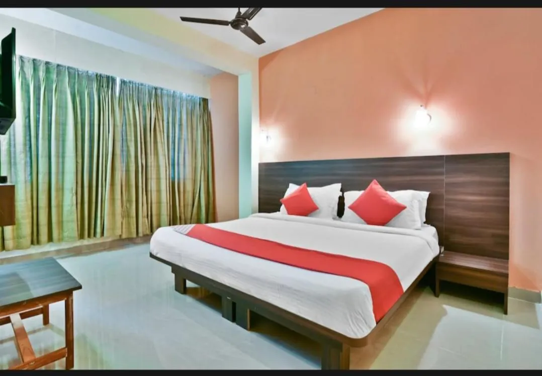 Bed in Hotel Rajeshwar
