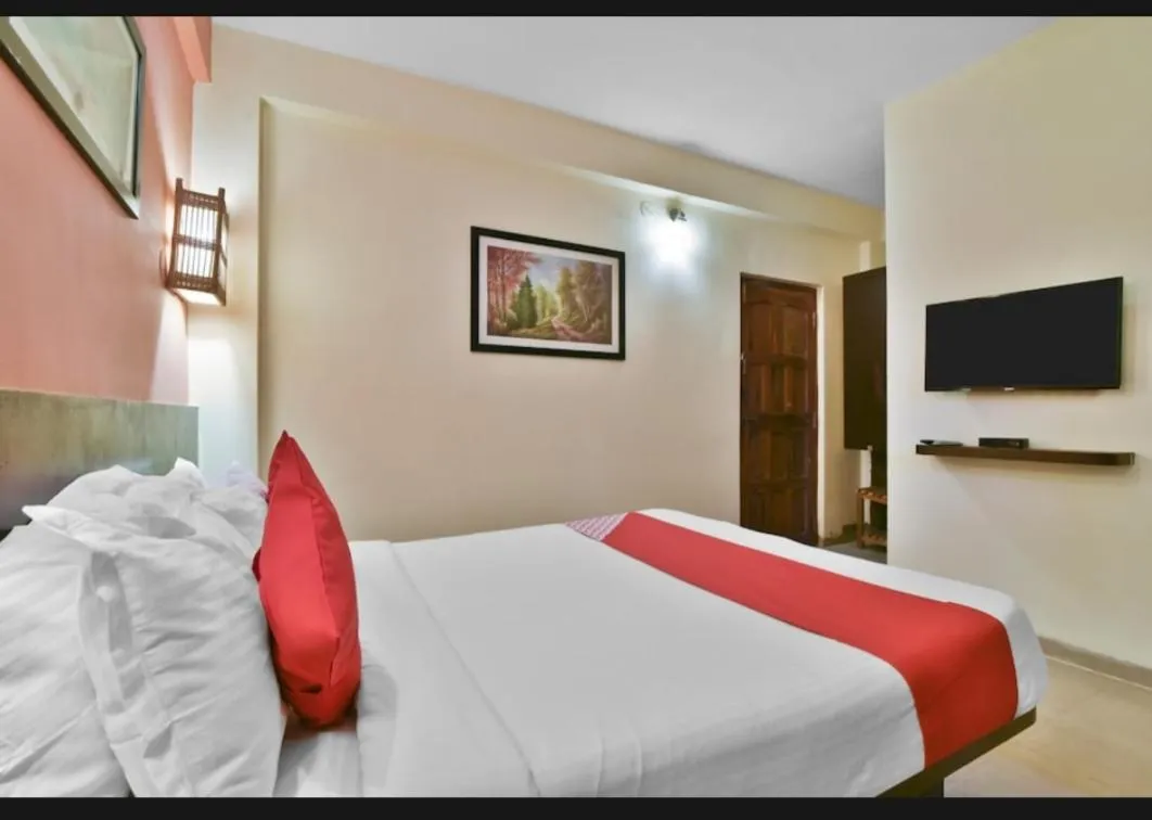 Bed in Hotel Rajeshwar