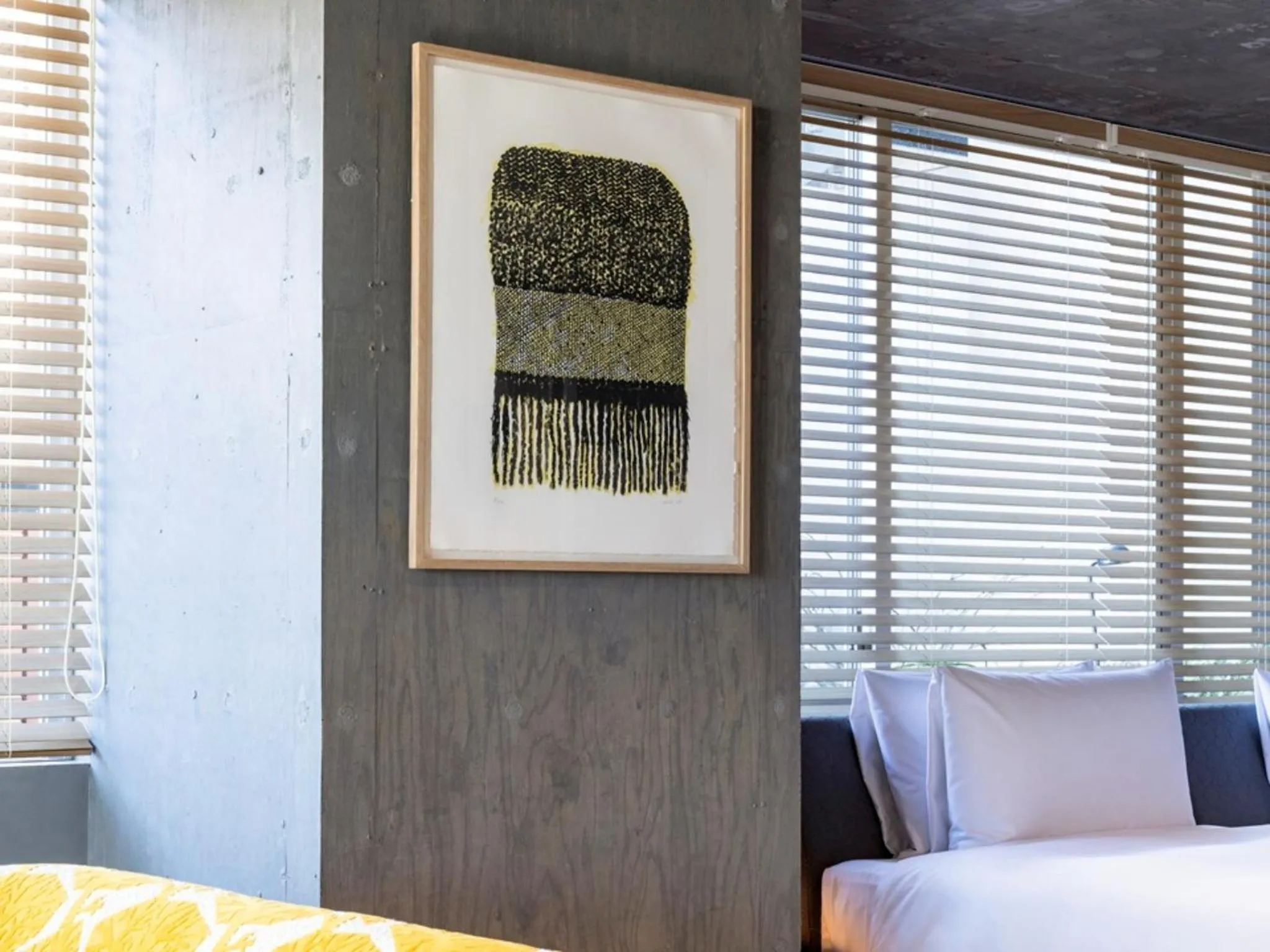 Decorative detail, Bed in SHIROIYA HOTEL