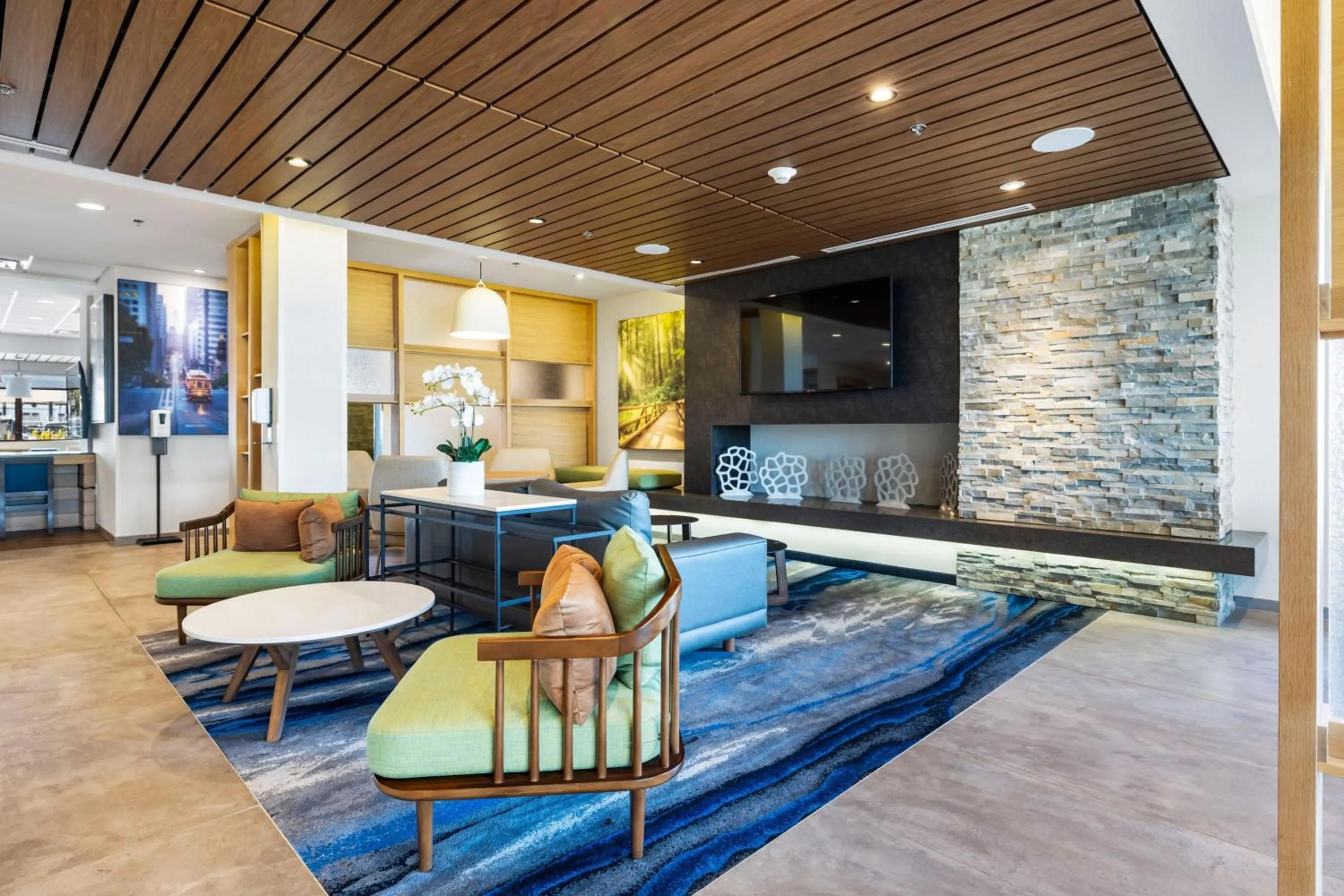 Lobby or reception in Fairfield by Marriott Inn & Suites San Francisco Airport Oyster Point Area