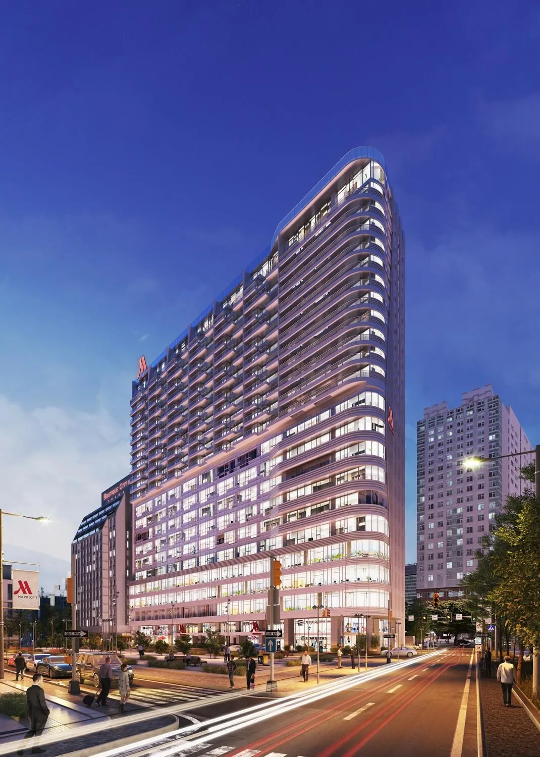 Property building in Daegu Marriott Hotel