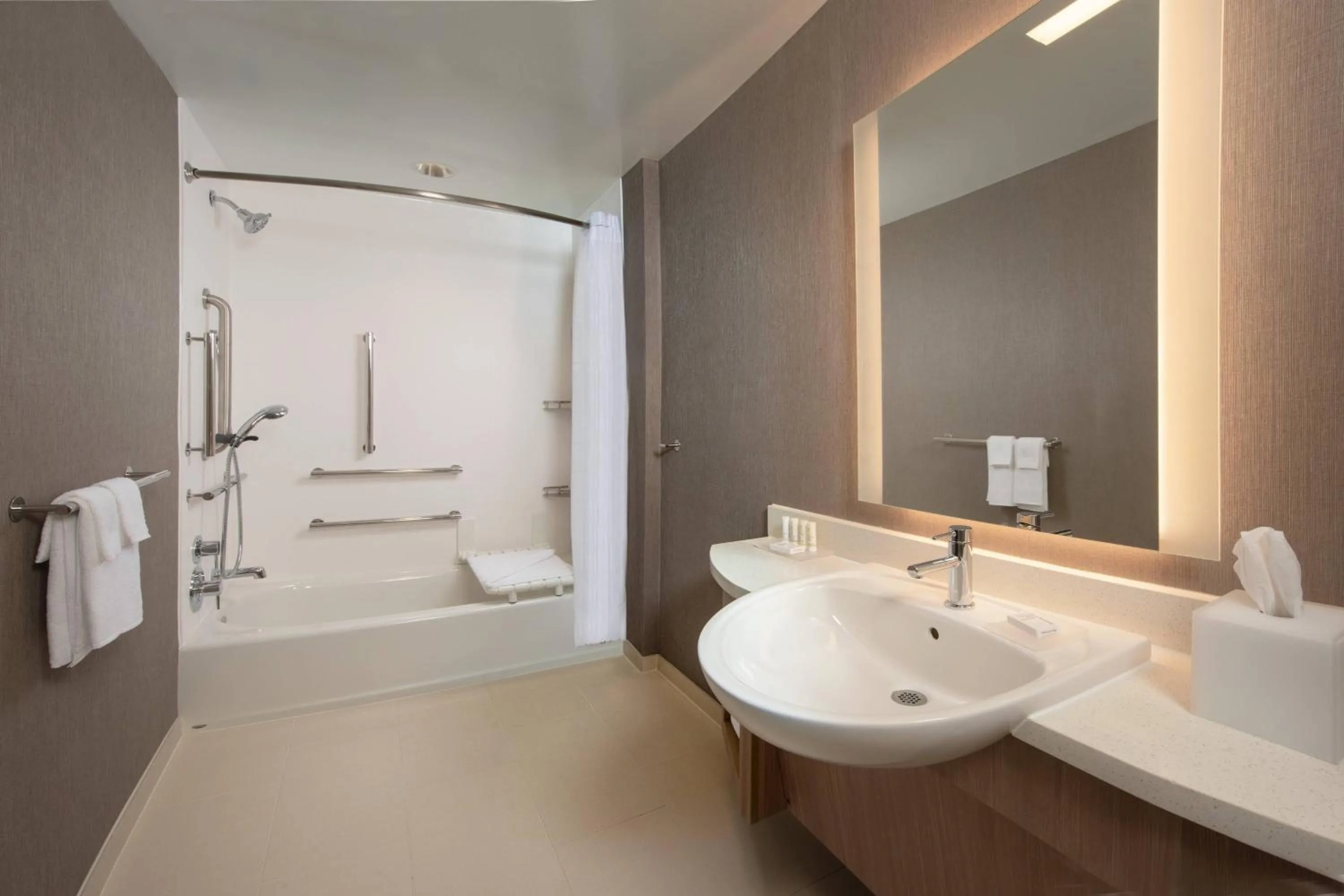 Bathroom in SpringHill Suites By Marriott Frederick