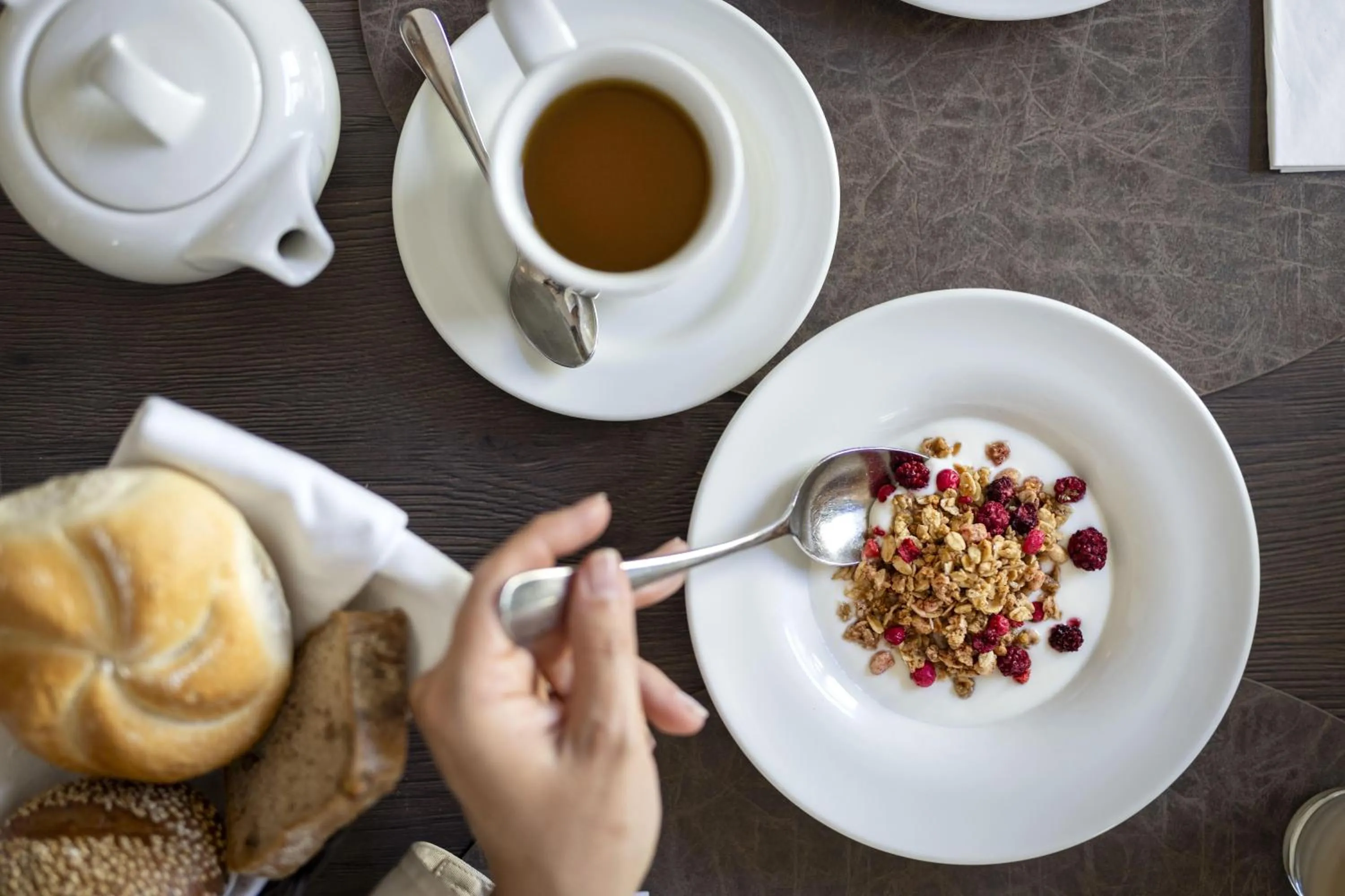 Restaurant/places to eat in ARCOTEL Castellani Salzburg