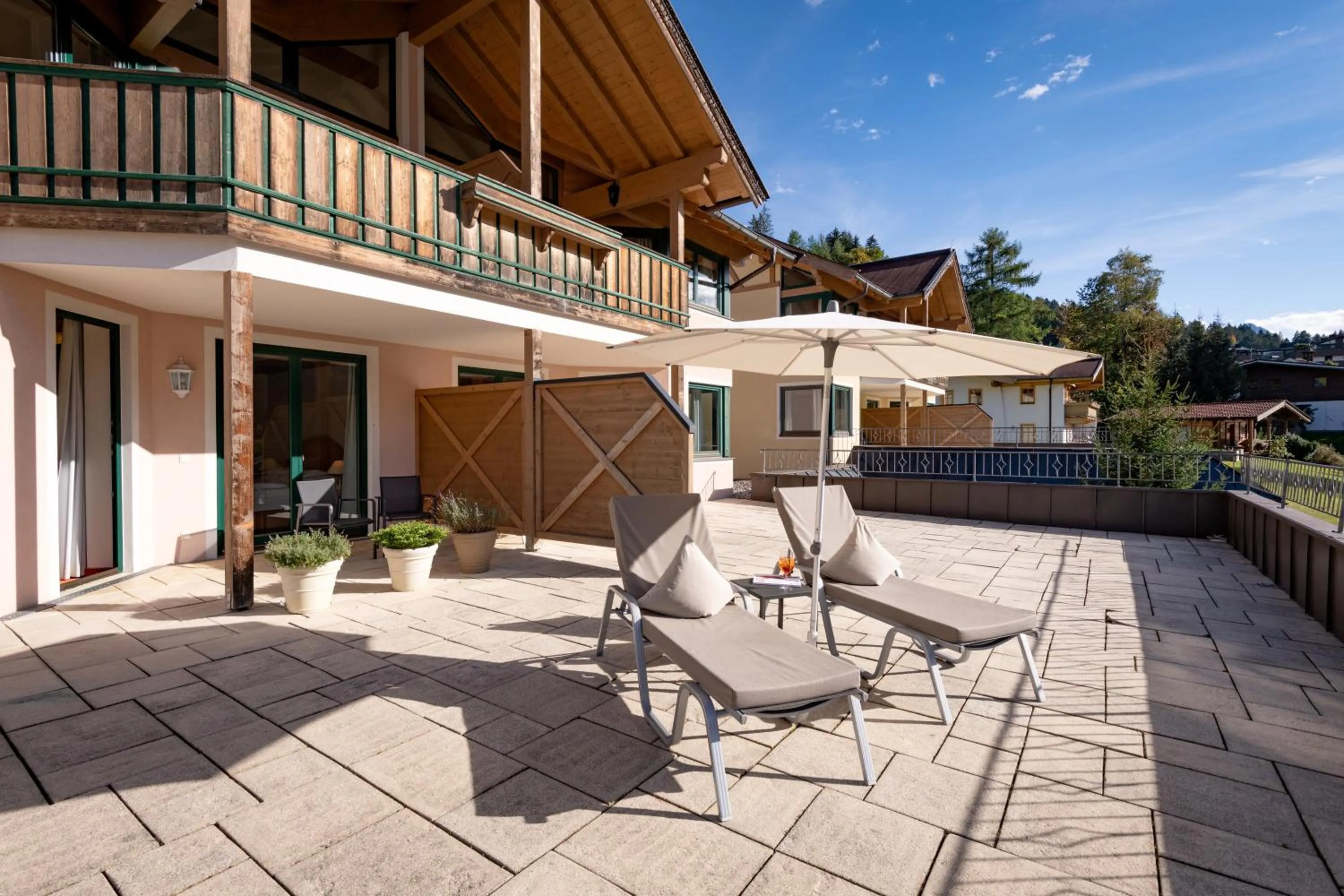 Balcony/Terrace in Hotel Elisabeth, 4 Sterne Superior