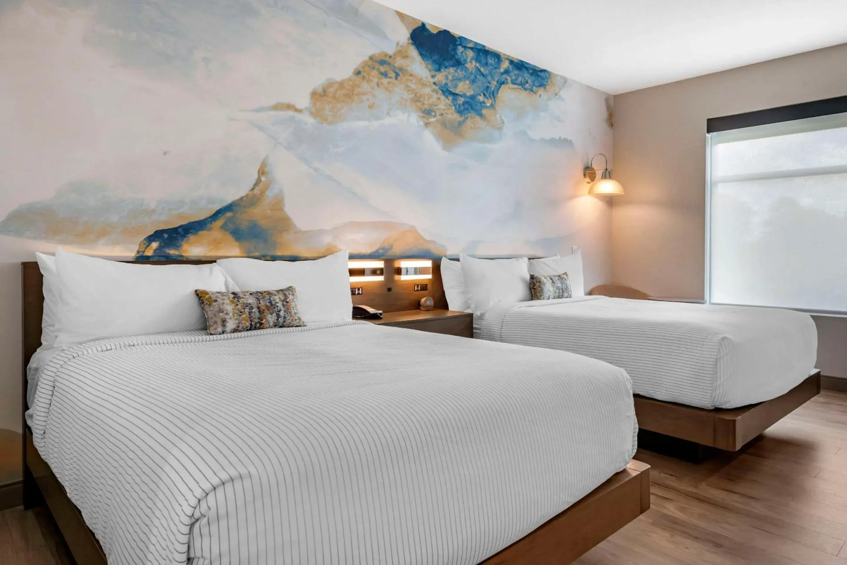 Standard Queen Room with Two Queen Beds and Shower - Non Smoking in Cambria Hotel Orlando Airport Standard Queen Room with Two Queen Beds and Shower - Non Smoking in Cambria Hotel Orlando Airport