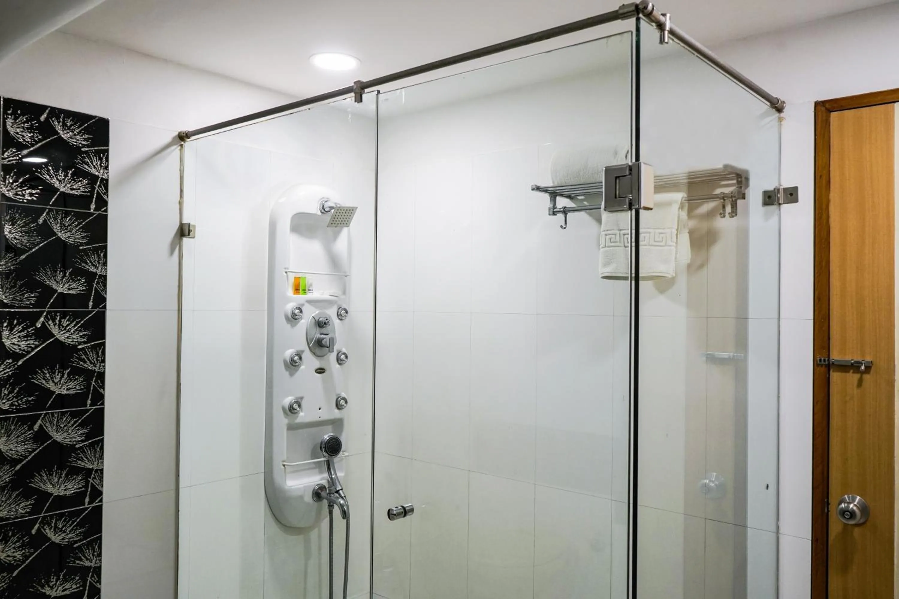 Shower, Bathroom in Hotel Adityaz