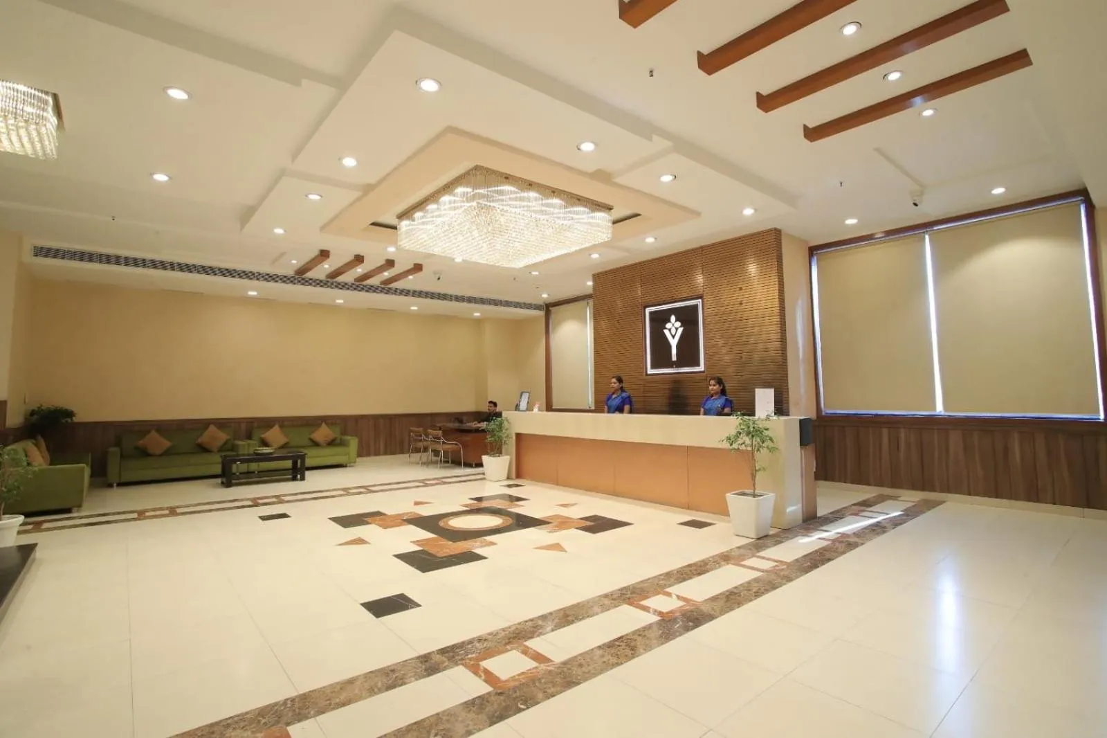 Lobby or reception in Hotel Adityaz