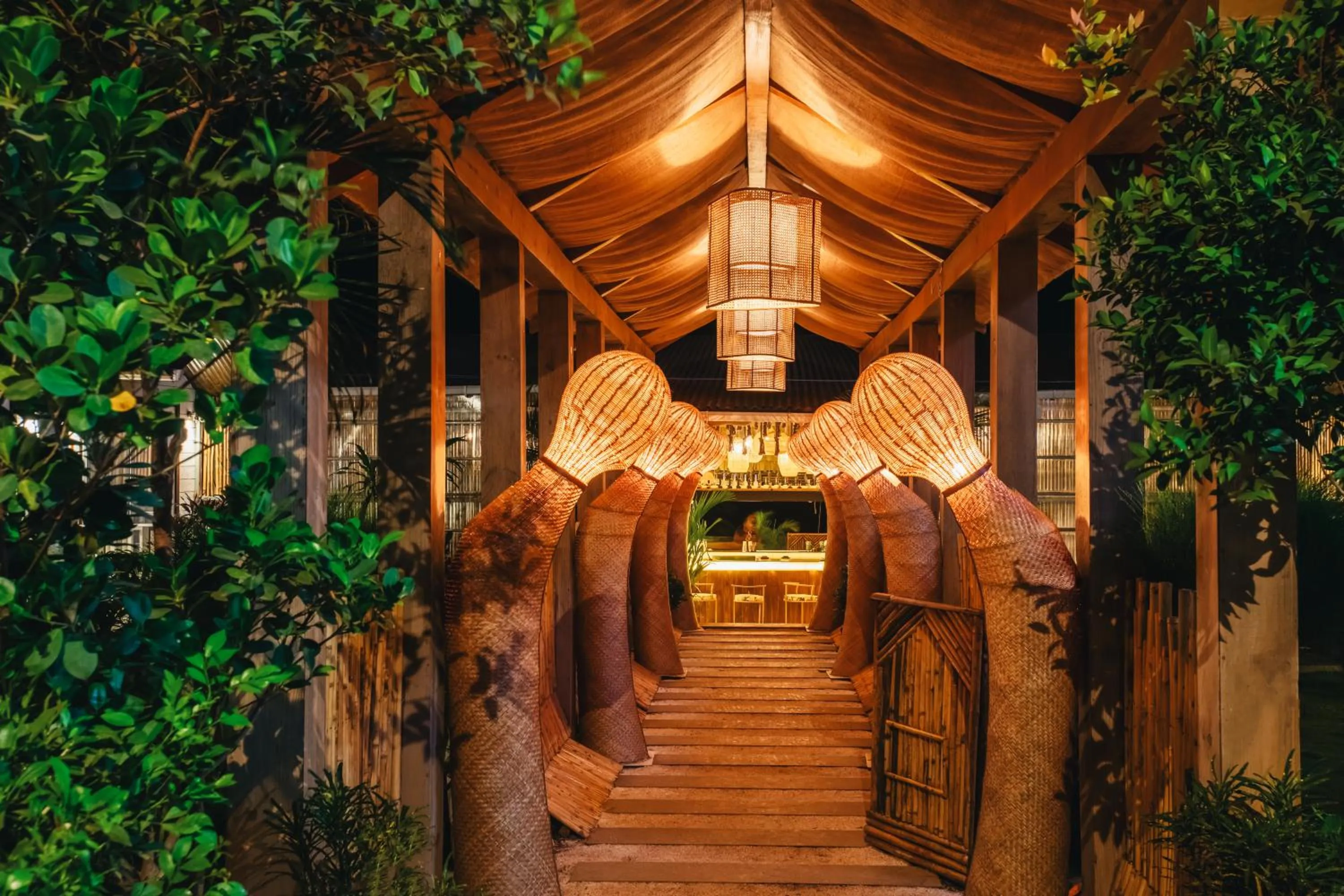 Facade/entrance in Stone Wood Beach Resort, Vagator
