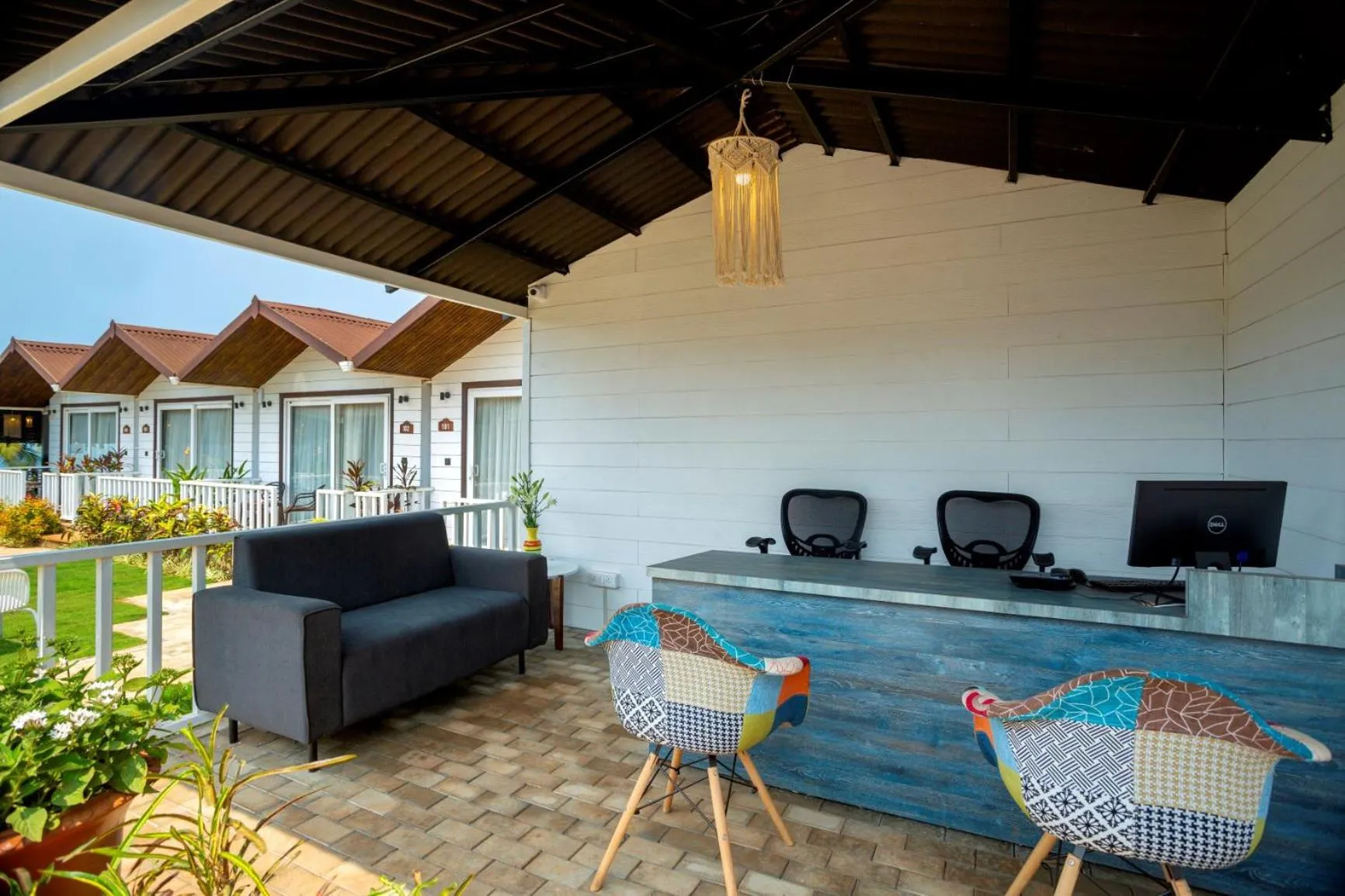 Lobby or reception in Stone Wood Beach Resort, Vagator