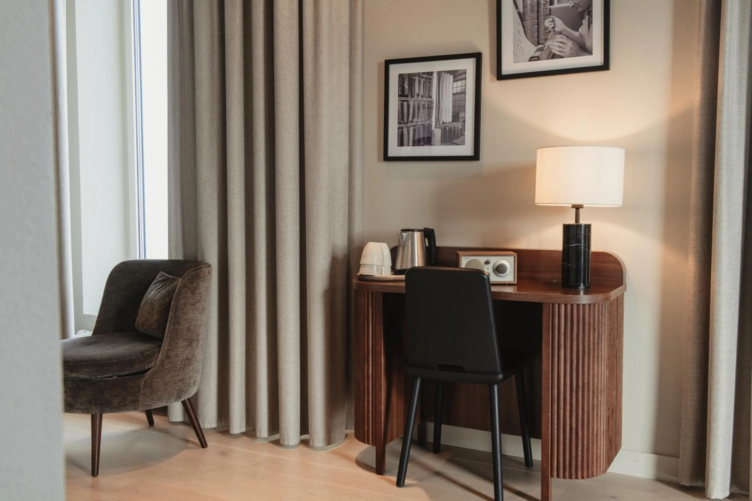 Coffee/tea facilities in Home Hotel Tapetfabriken