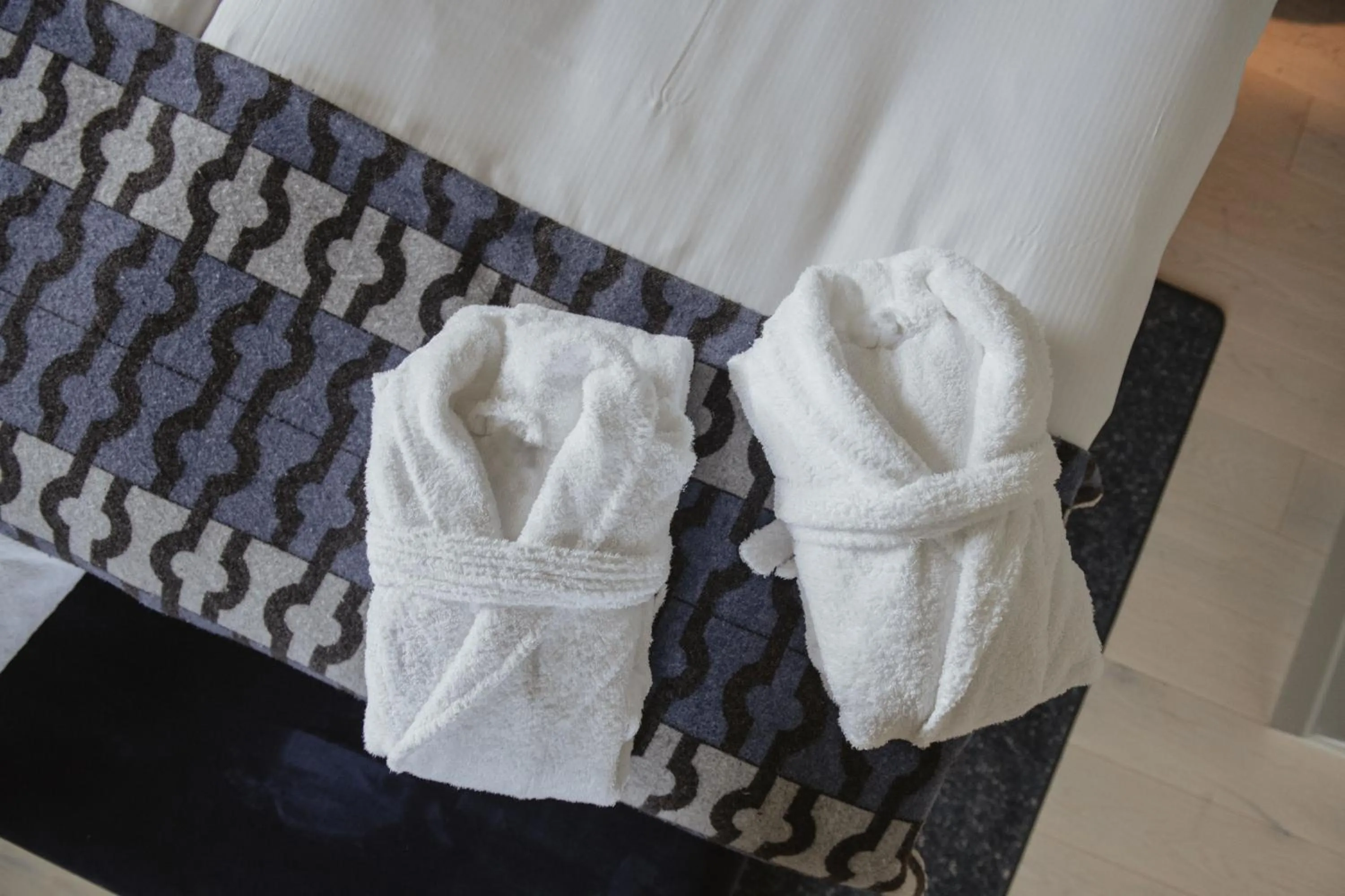 Bed in Home Hotel Tapetfabriken