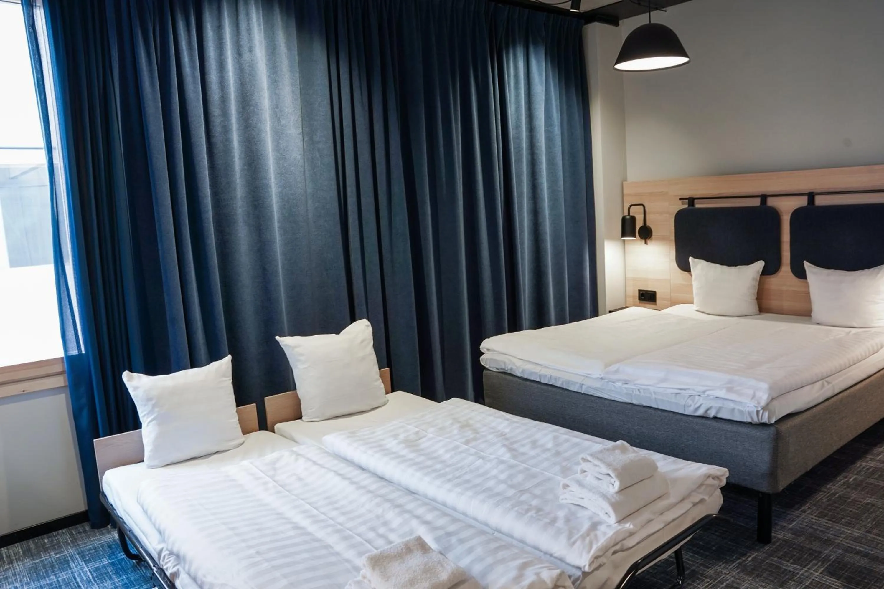 Bed in Comfort Hotel Solna Arenastaden