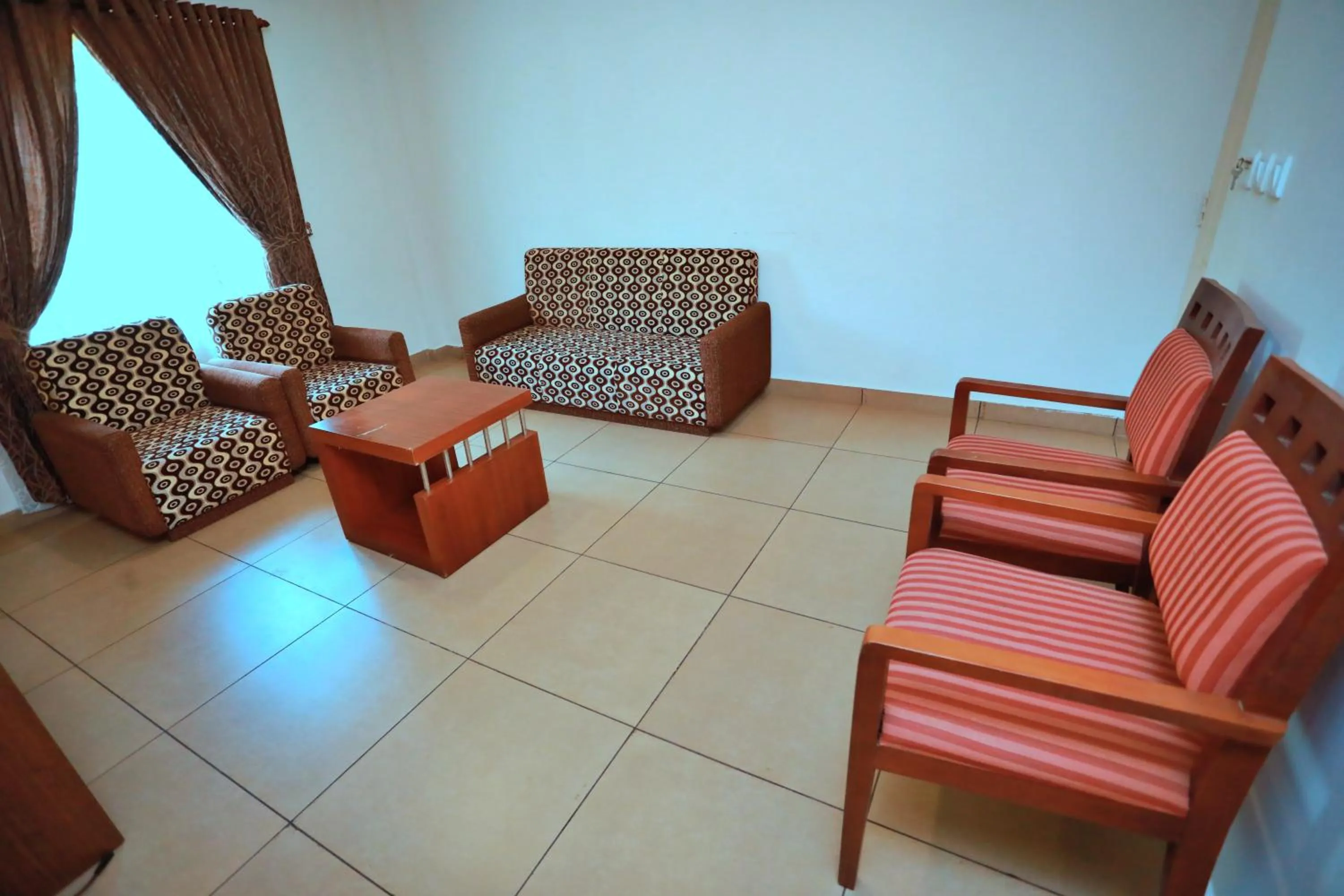 Living room in Clay House