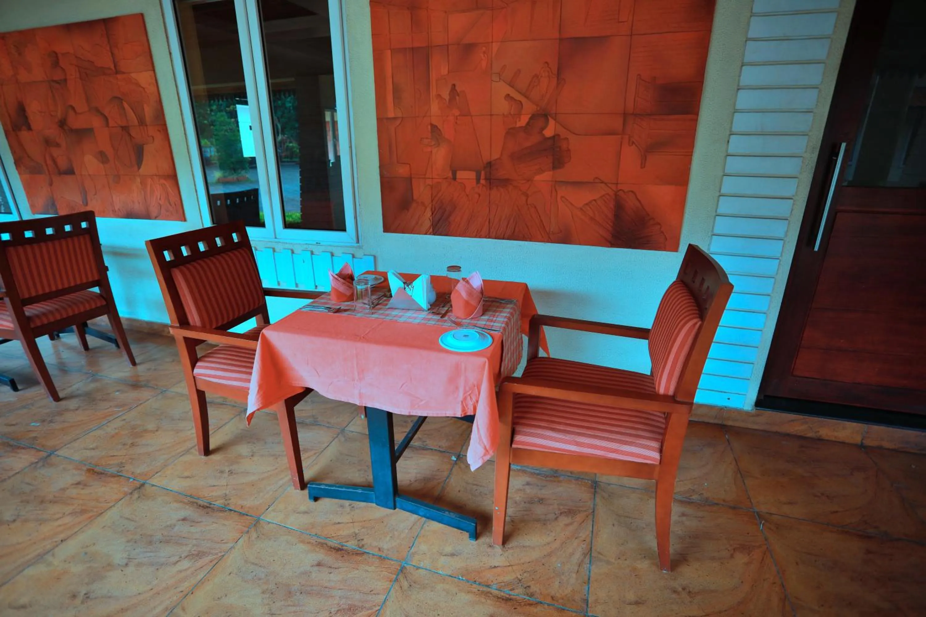 Dining area in Clay House