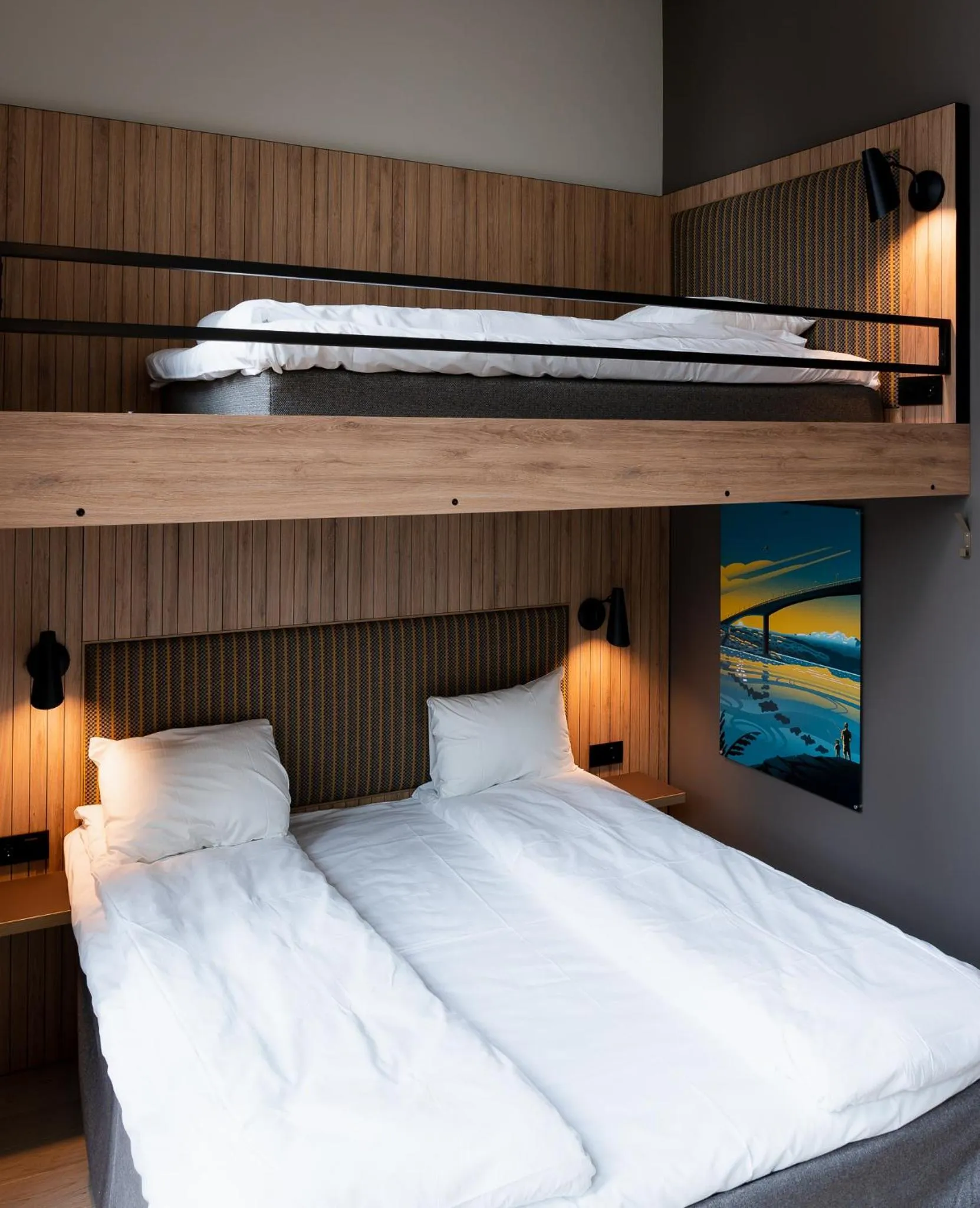 Living room, Bed in Quality Hotel Ramsalt