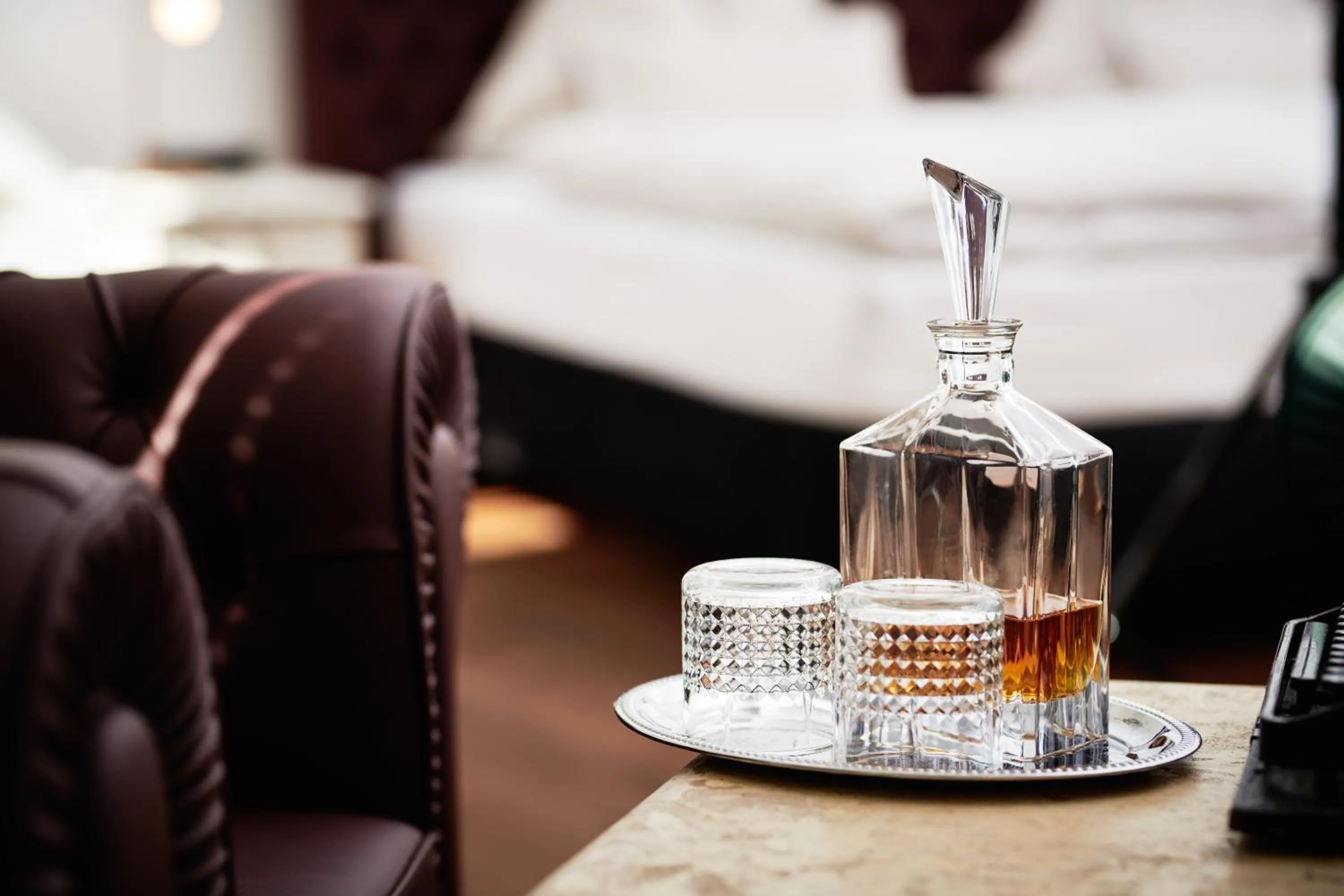 Decorative detail, Bed in Grand Hôtel Wiesler - Centre of Graz