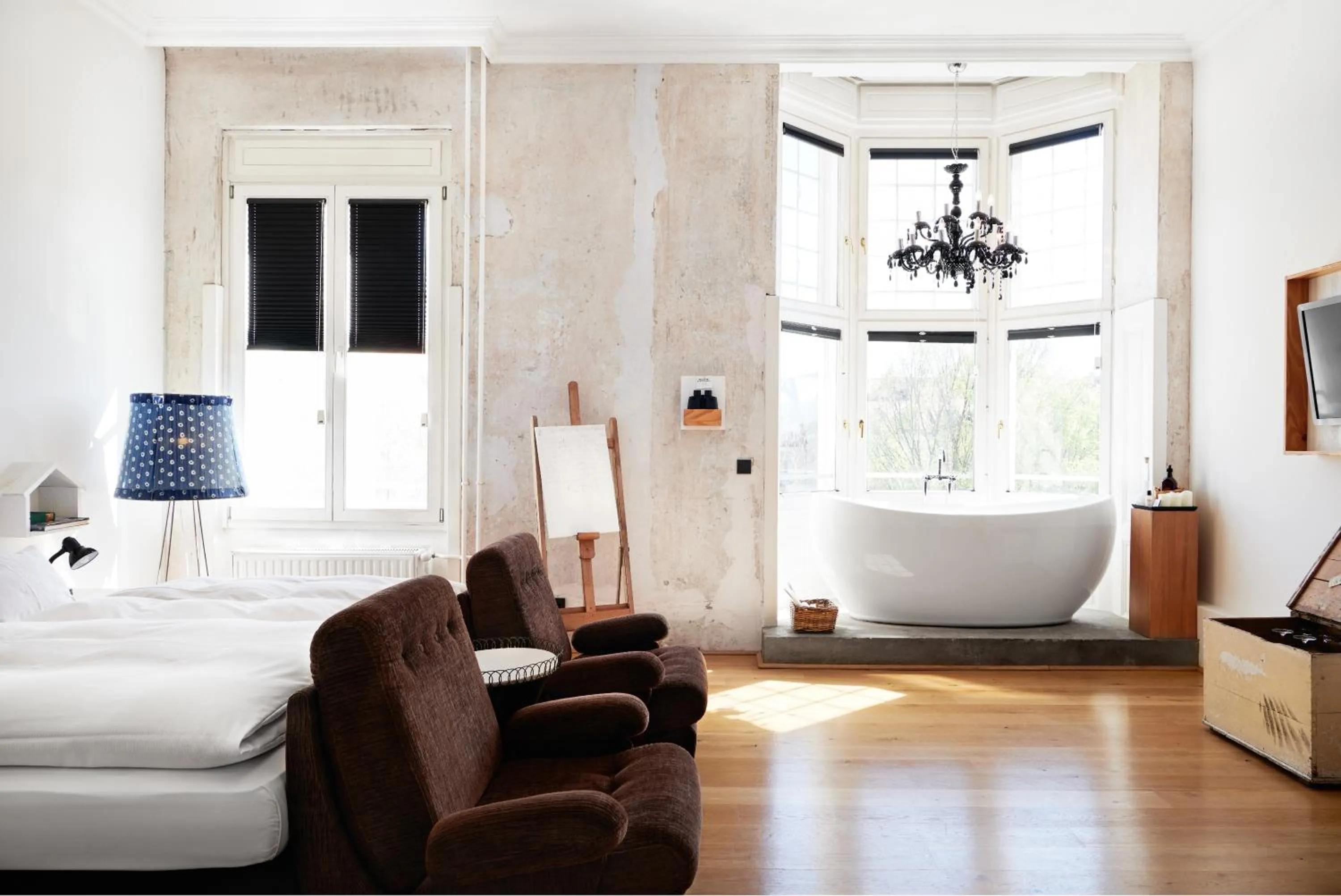 Bed in Grand Hôtel Wiesler - Centre of Graz