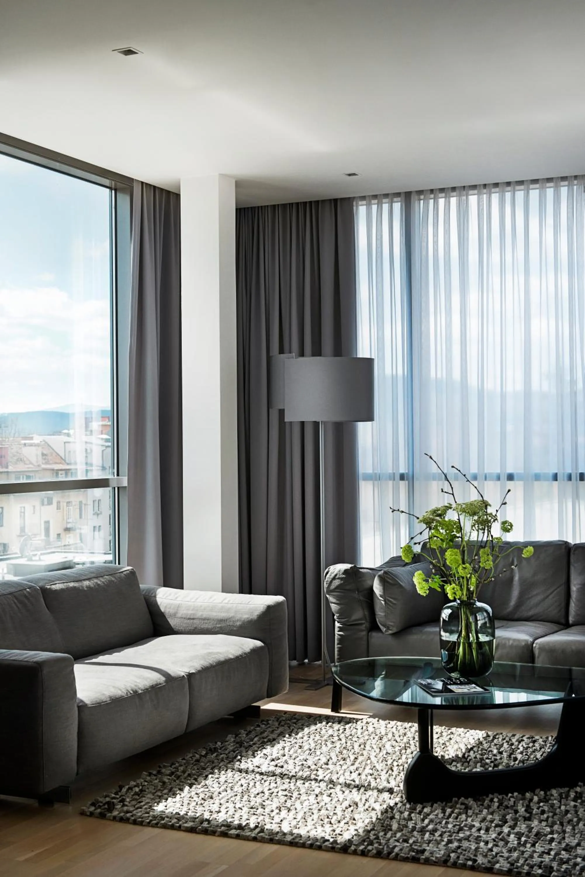 Living room in Augarten Art Hotel, a Member of Design Hotels