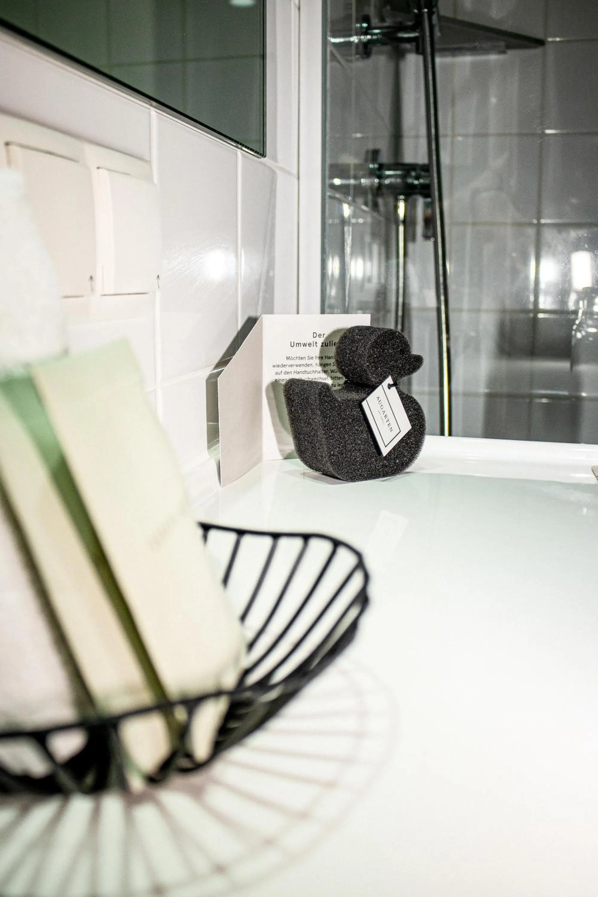 Bathroom in Augarten Art Hotel, a Member of Design Hotels