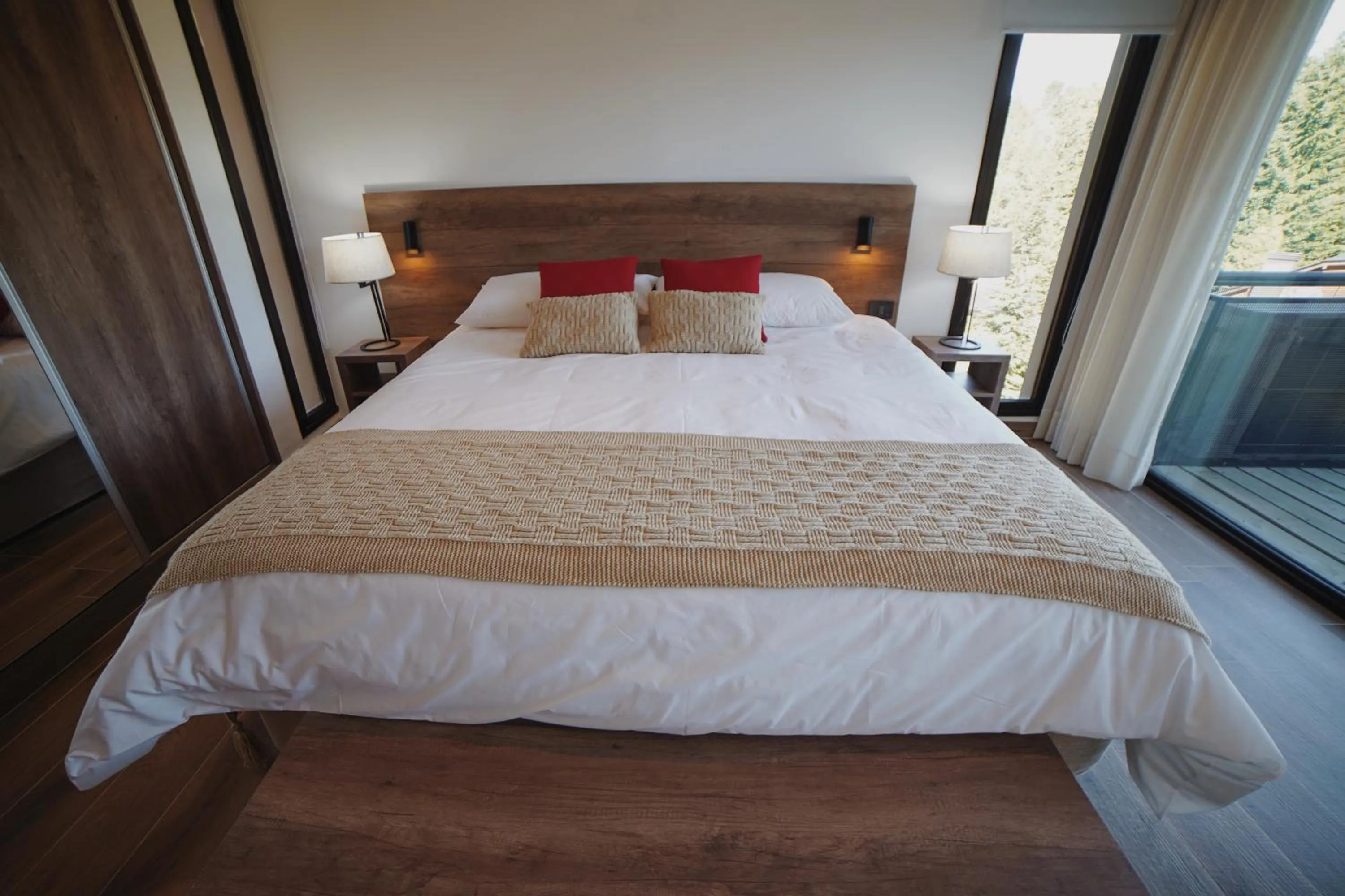 Bed in AWKA Apart Hotel