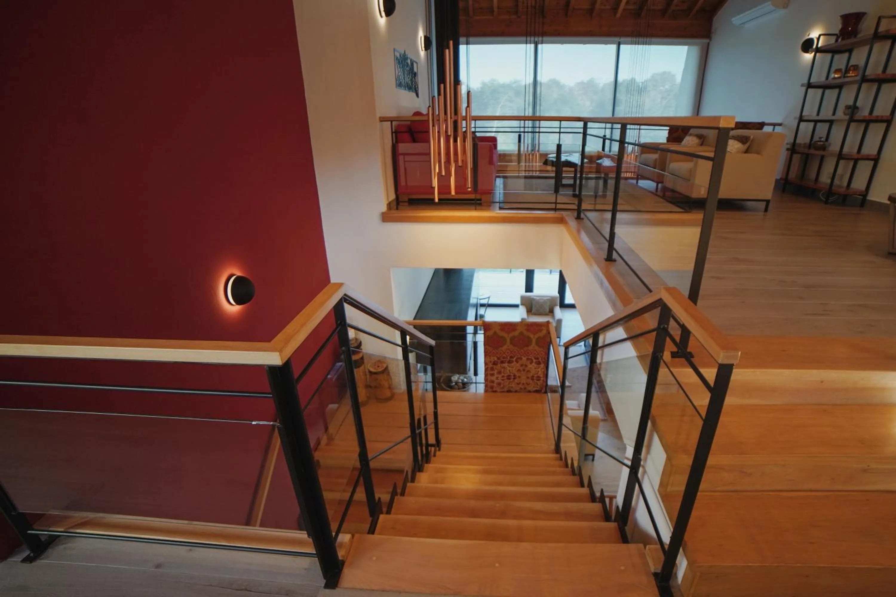 Library in AWKA Apart Hotel