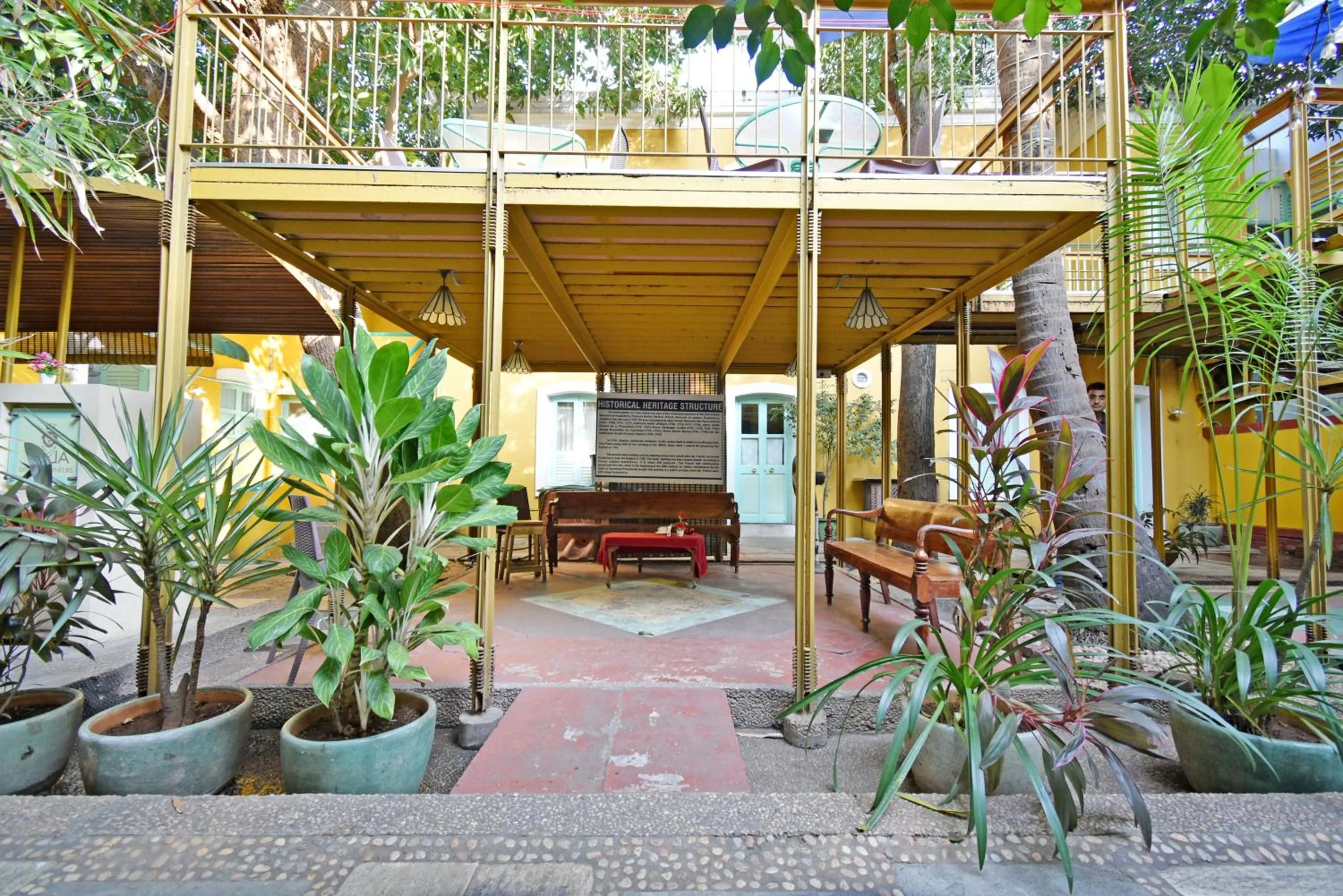 Patio in Hotel Villa Des Gouverneurs