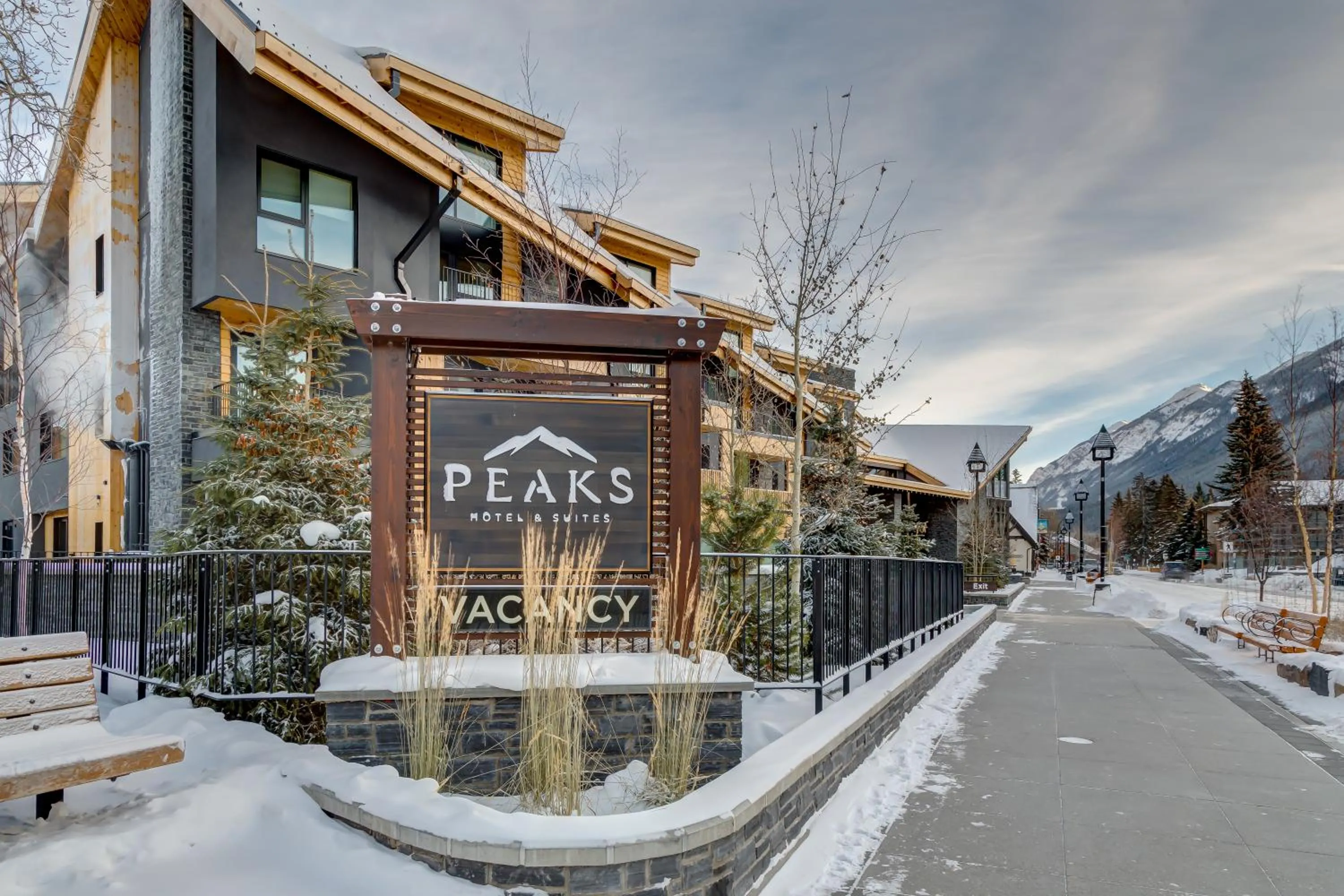 Property building in Peaks Hotel and Suites