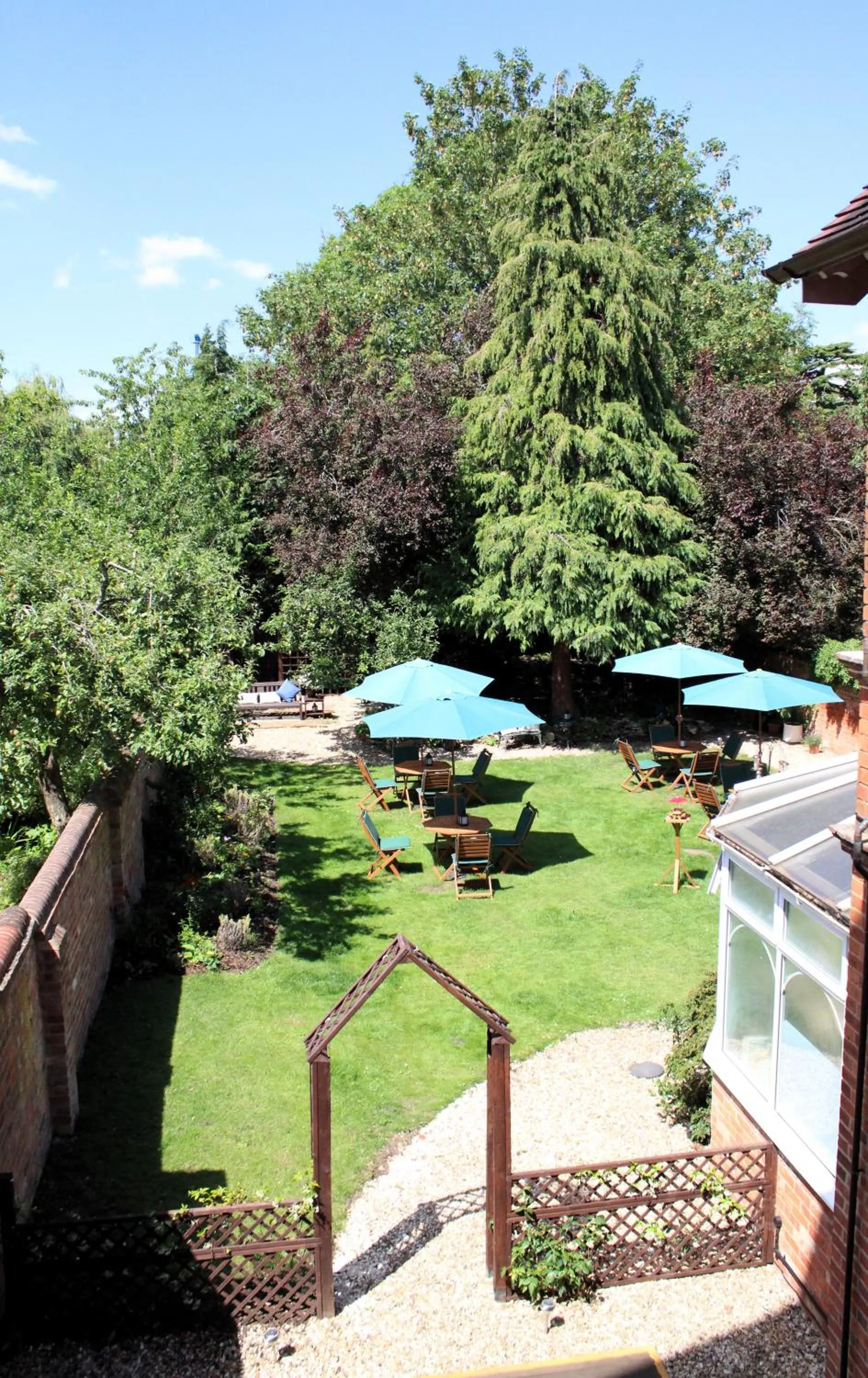 Garden view in St Margaret's Hotel