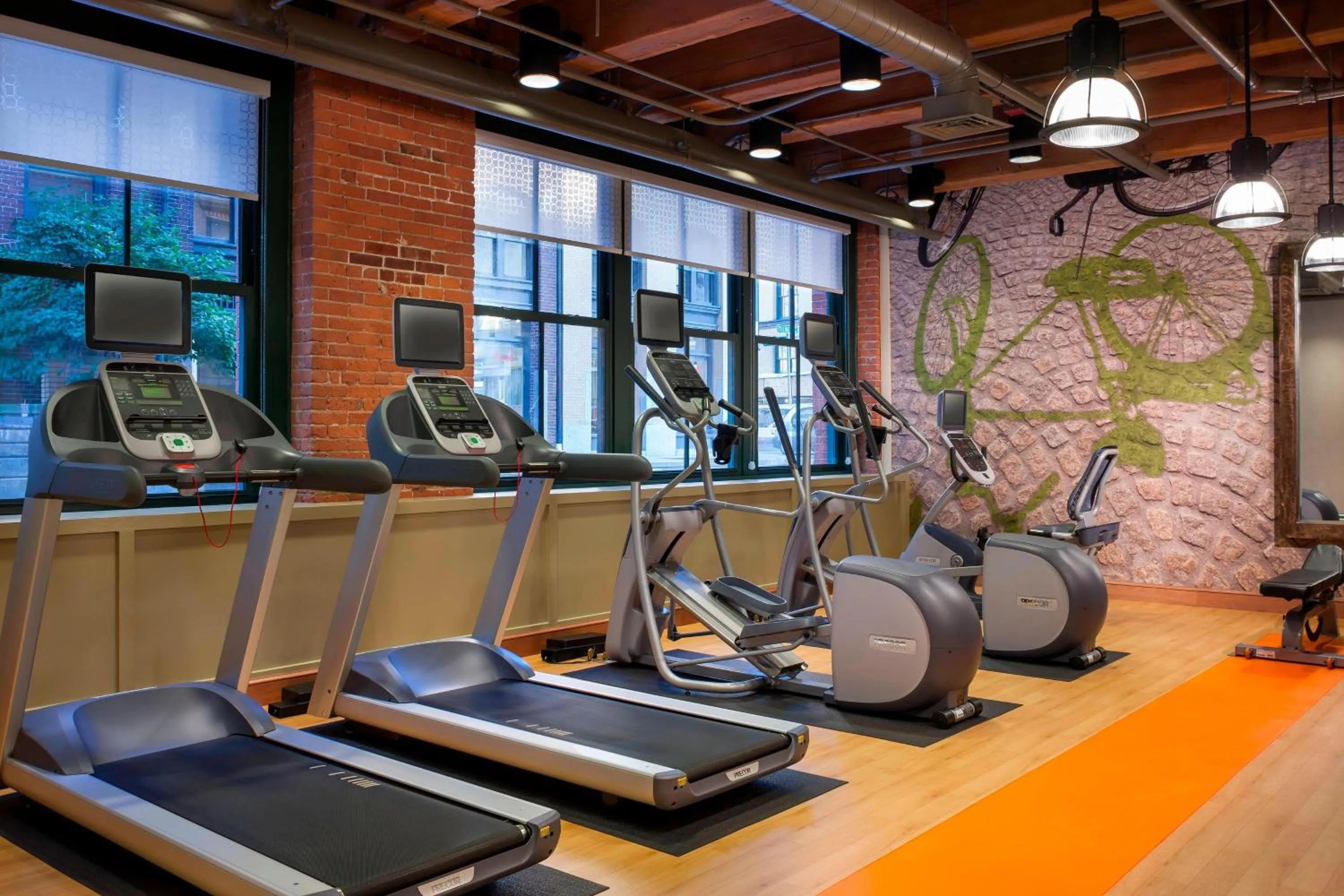Fitness centre/facilities in Residence Inn by Marriott Boston Downtown Seaport