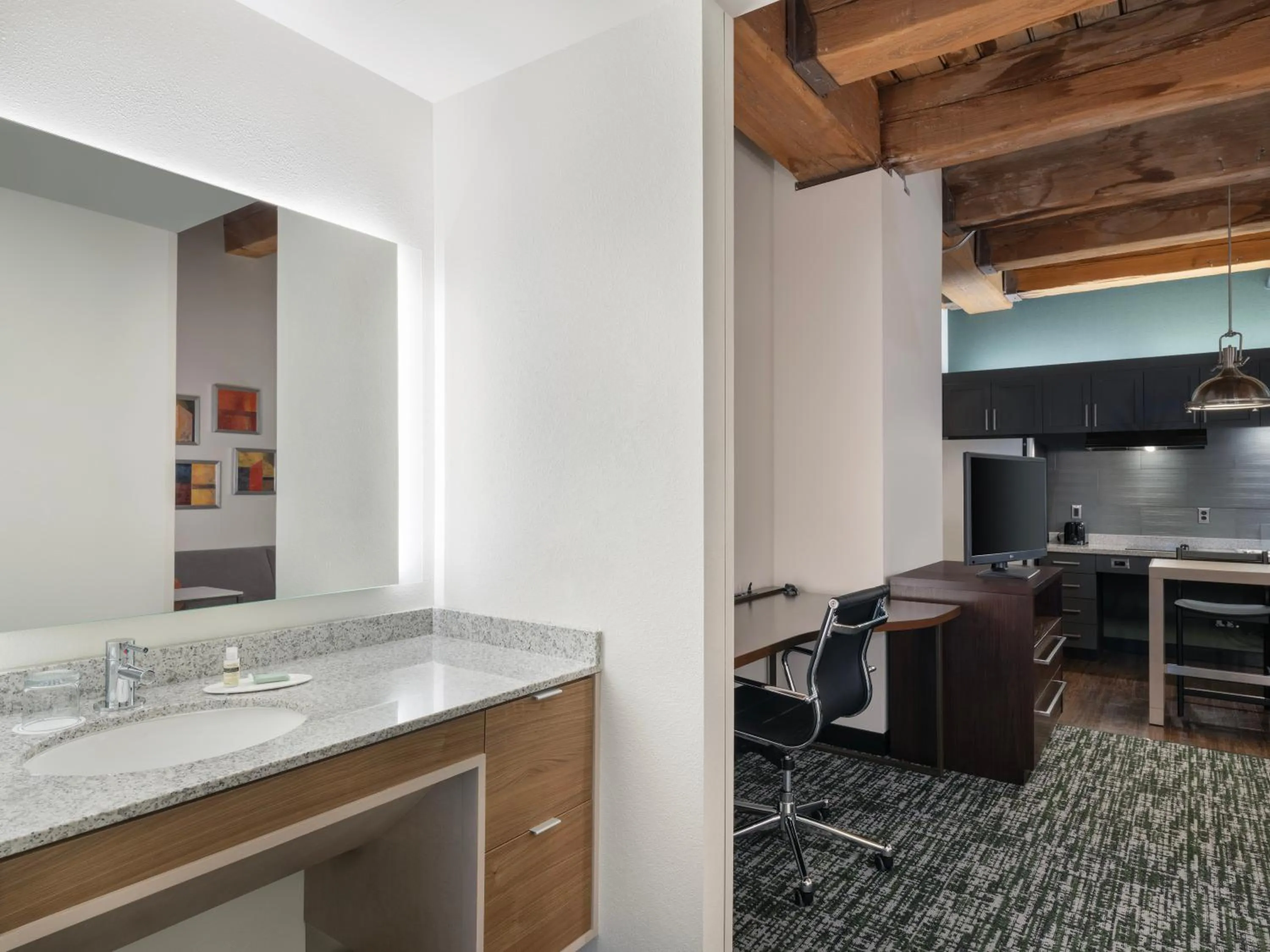 Bathroom in Residence Inn by Marriott Boston Downtown Seaport