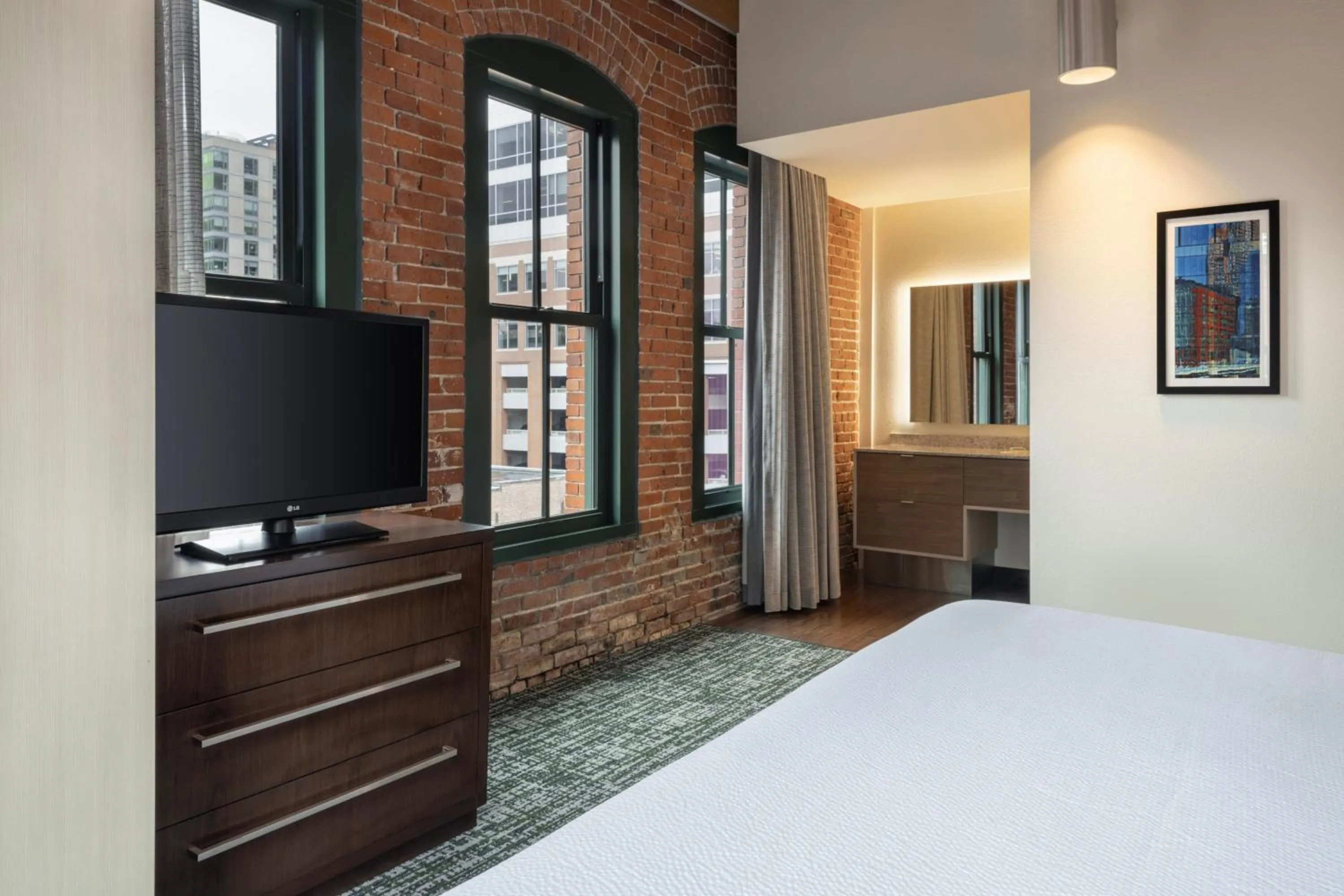 Bedroom, Bed in Residence Inn by Marriott Boston Downtown Seaport