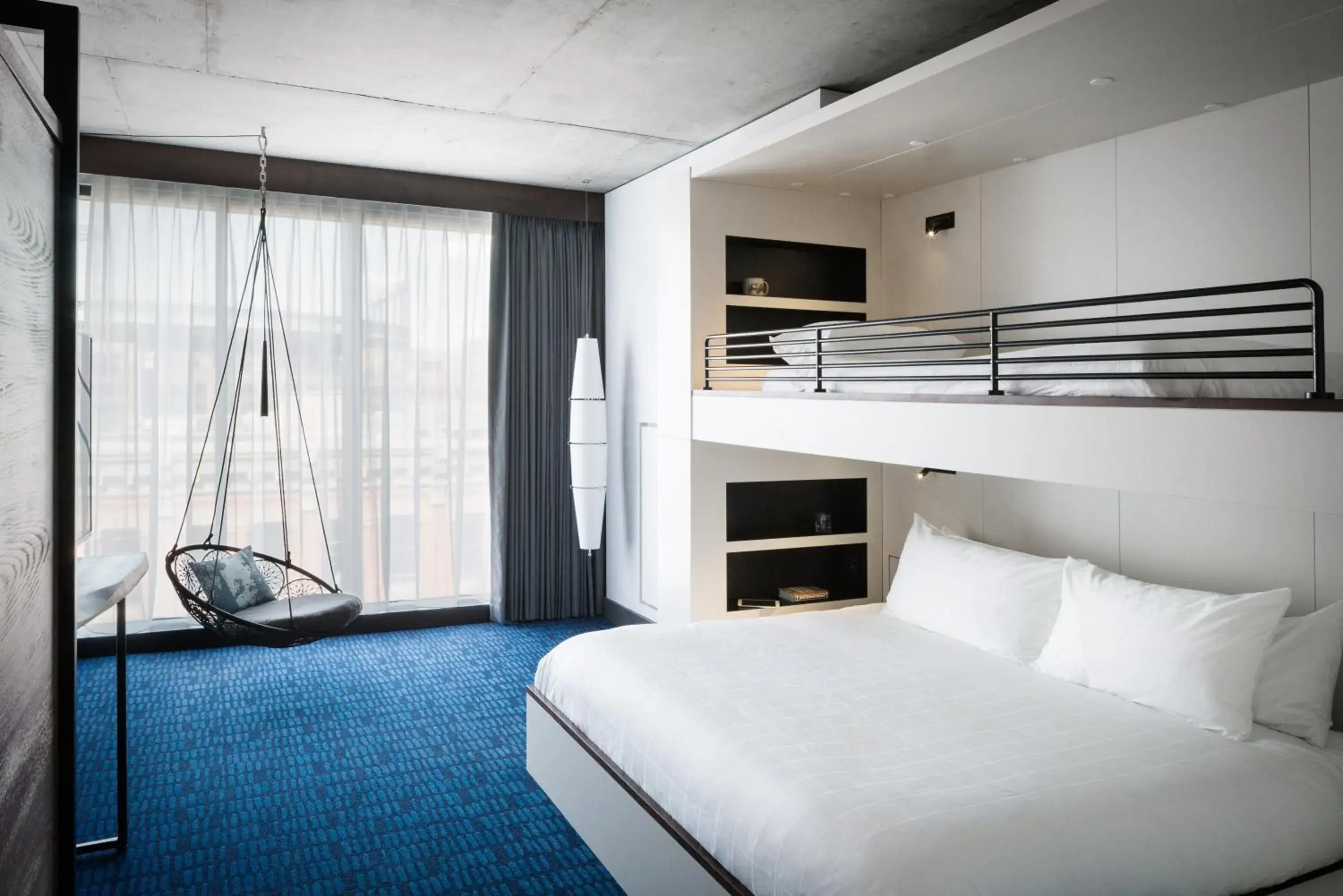 Family Room in The Maven Hotel at Dairy Block Family Room in The Maven Hotel at Dairy Block