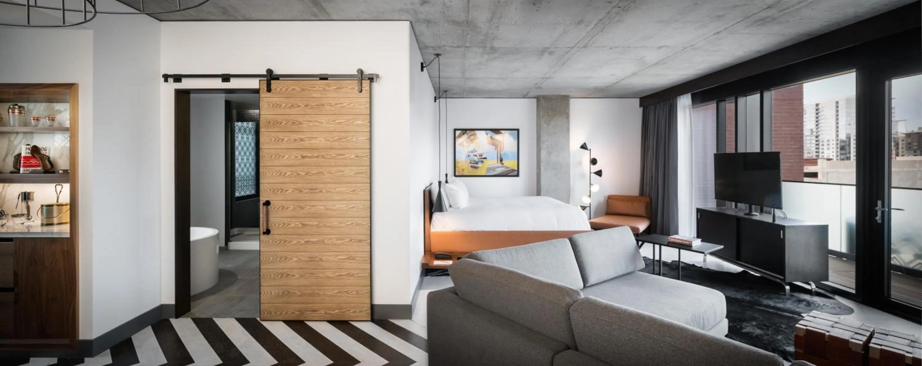 Living room in The Maven Hotel at Dairy Block