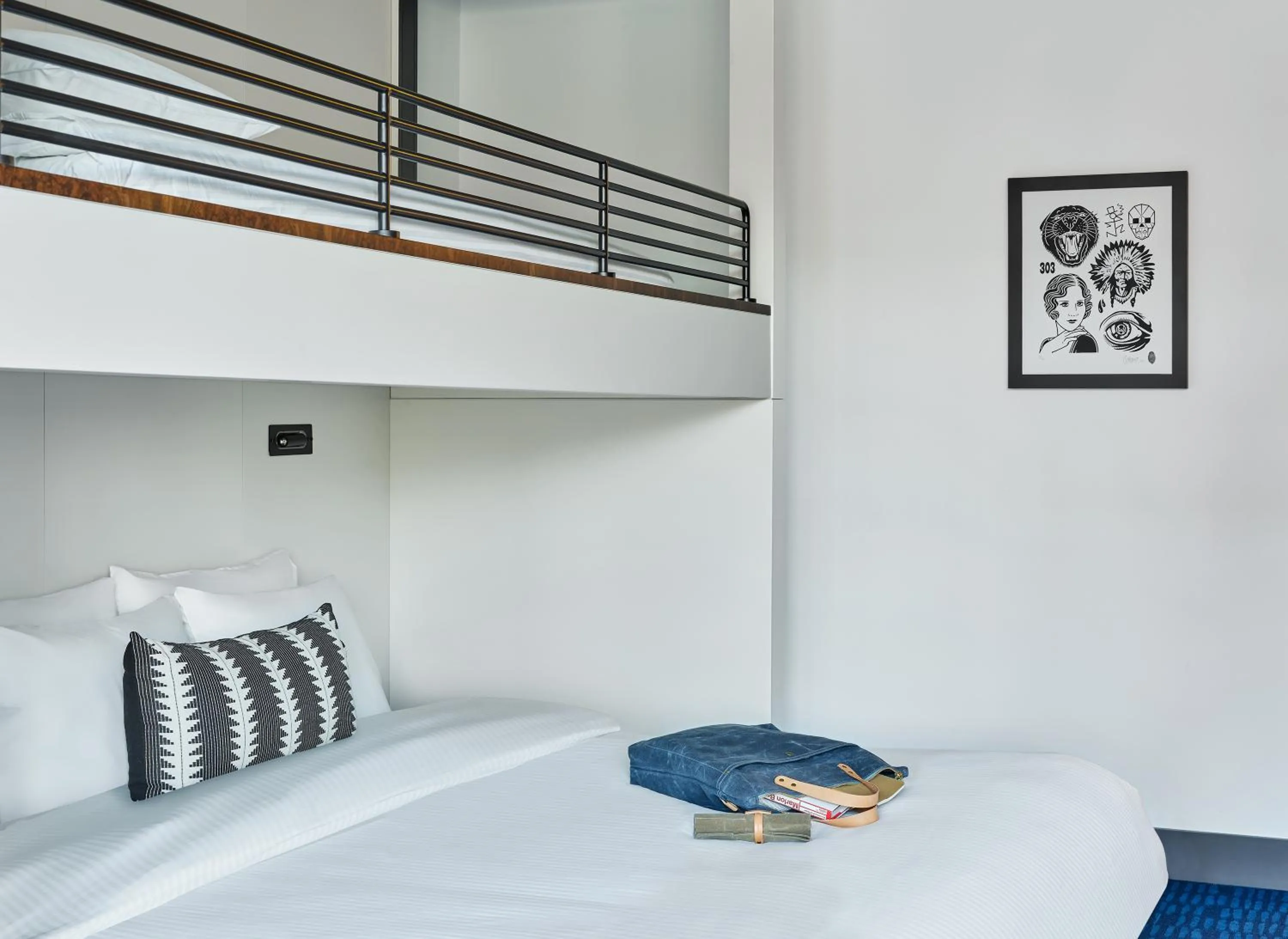 Bed in The Maven Hotel at Dairy Block