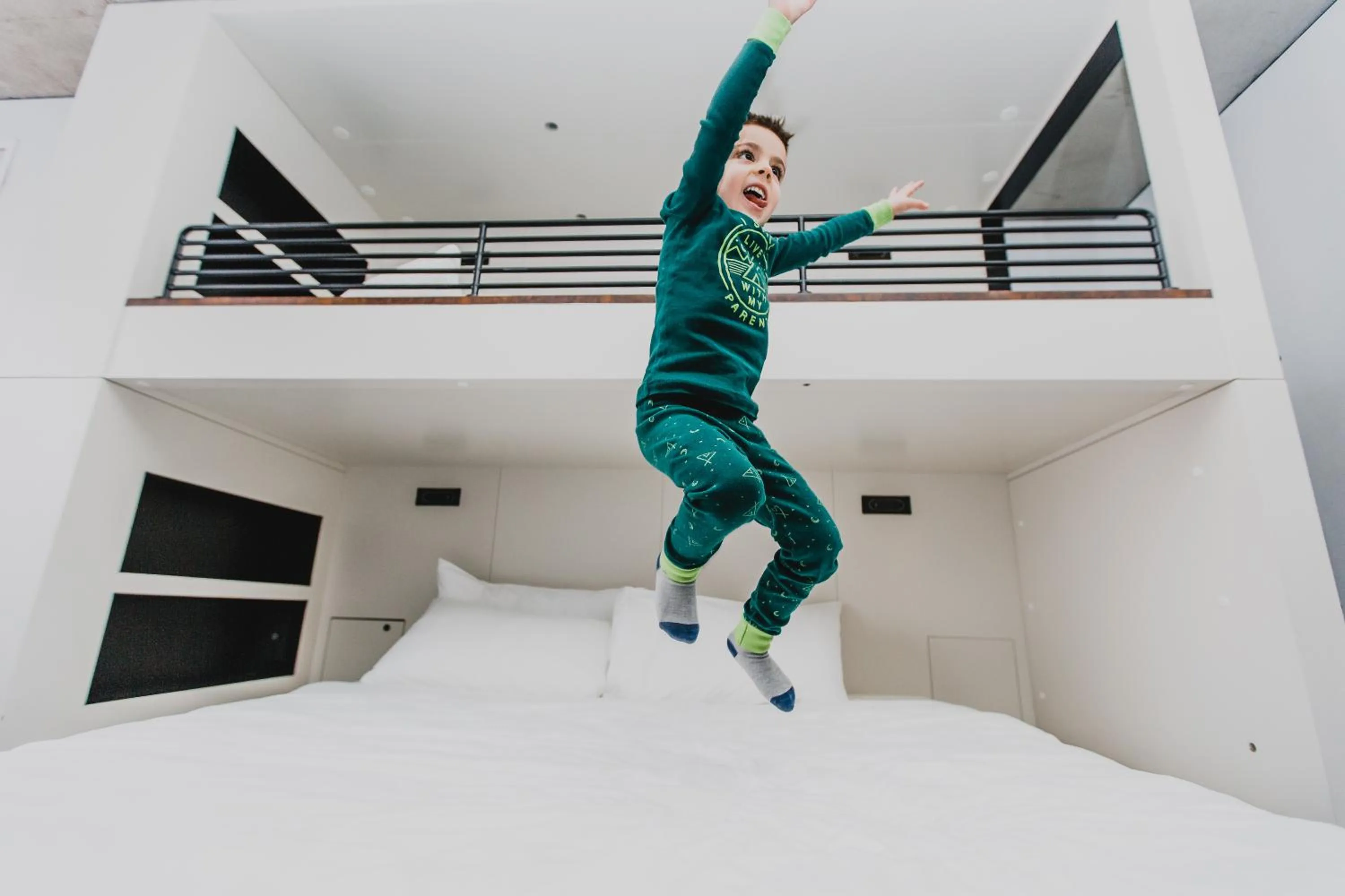 children in The Maven Hotel at Dairy Block