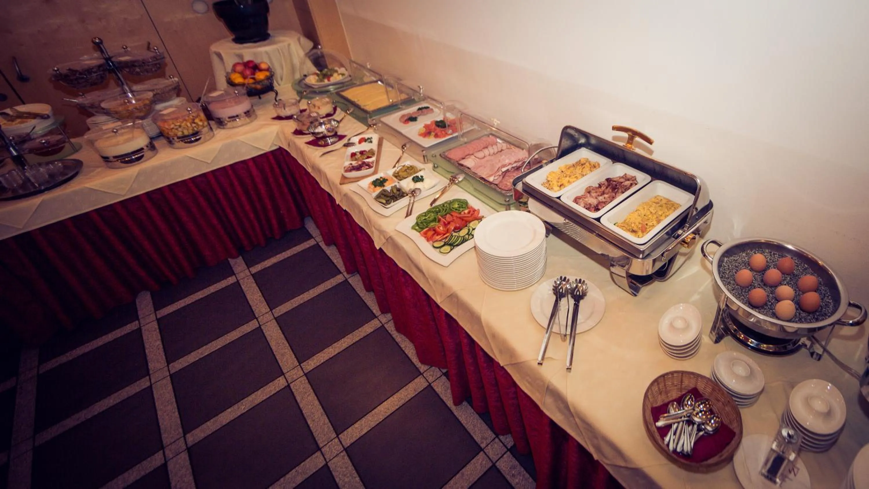 Buffet breakfast in Hotel Bokan Exclusiv