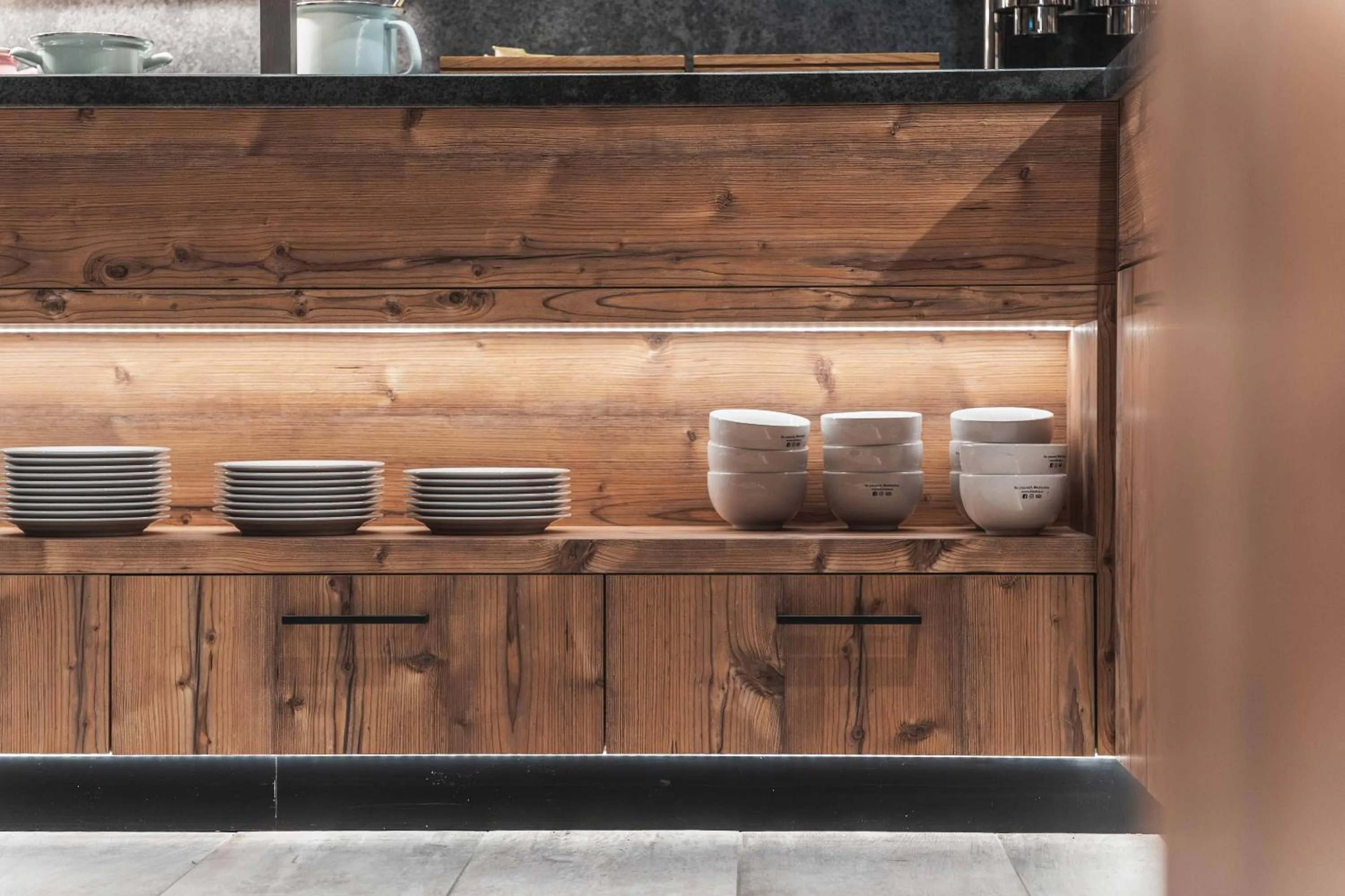 Buffet breakfast in BinderS Budget City-Mountain Hotel