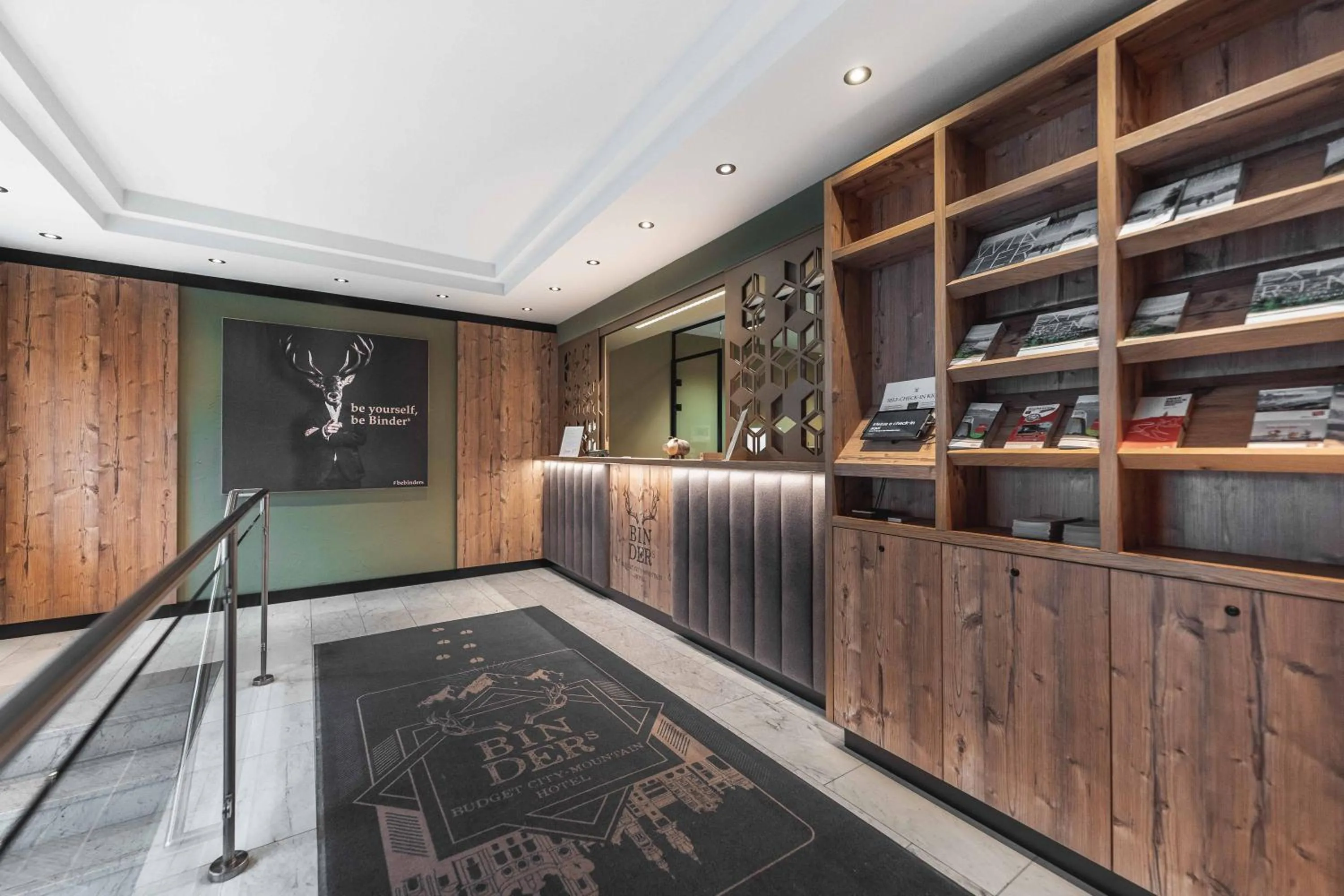 Facade/entrance in BinderS Budget City-Mountain Hotel