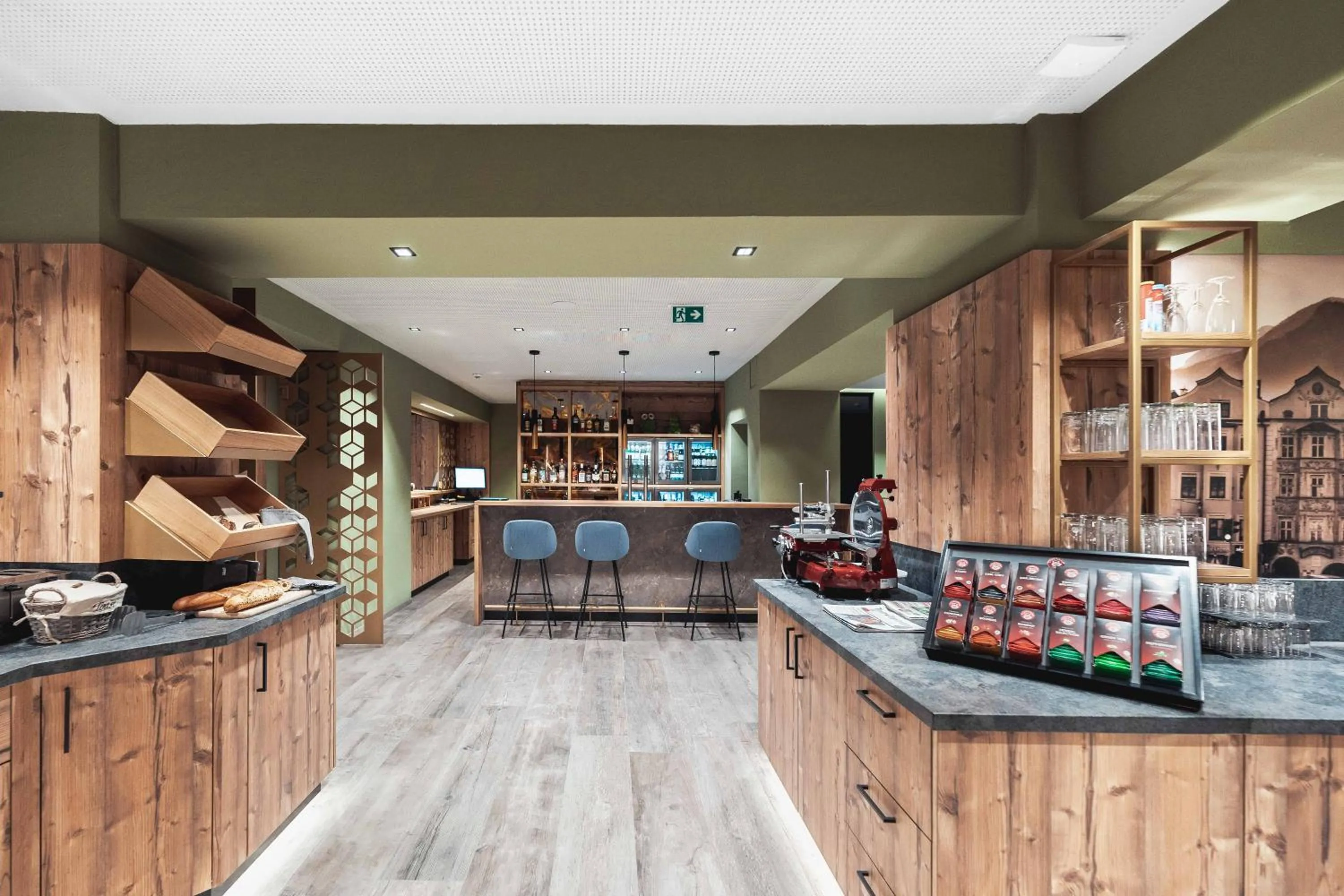 Buffet breakfast in BinderS Budget City-Mountain Hotel