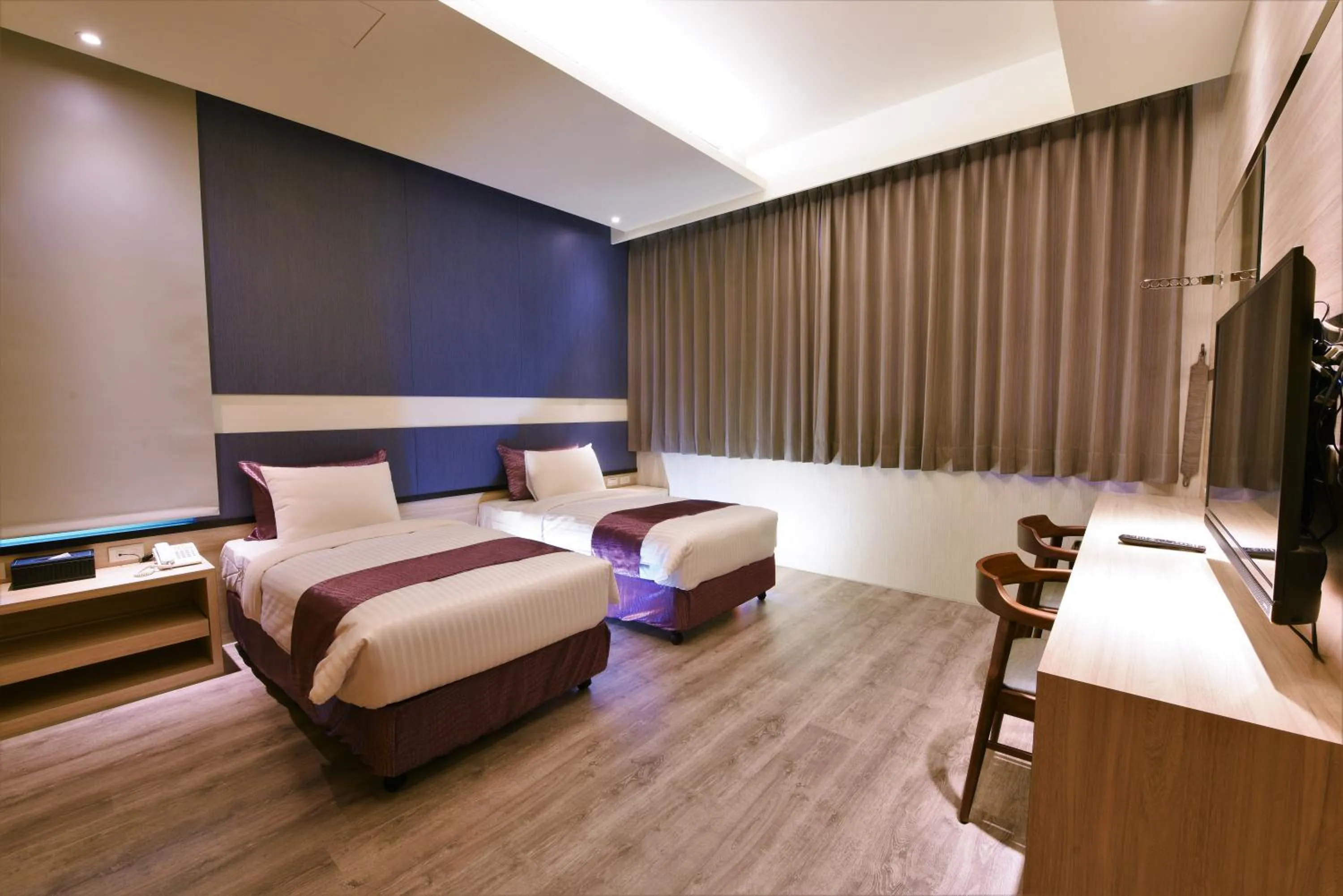 Bed in Yu Kun Tien Hotel