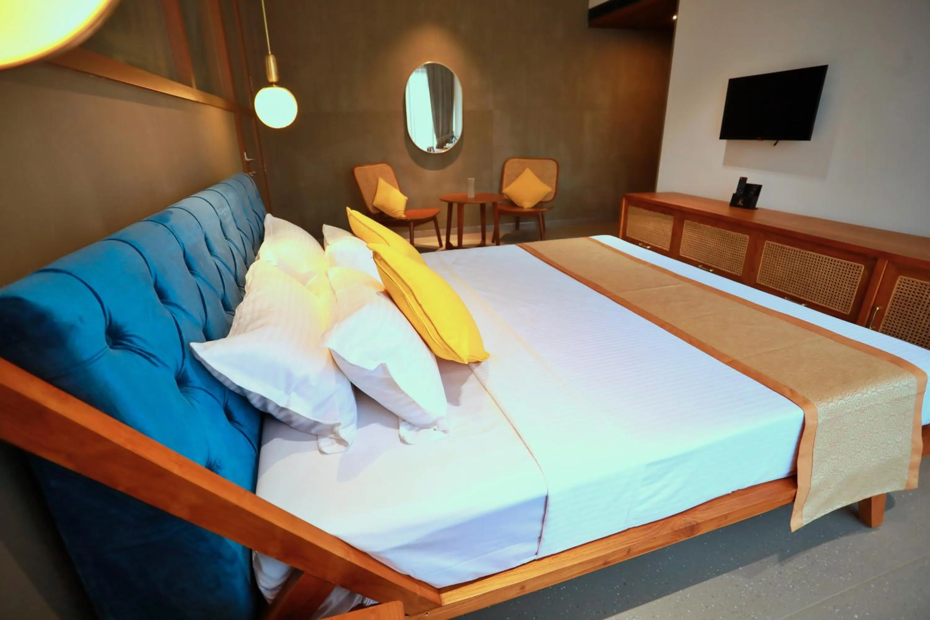 Bed in E.05 City Inn