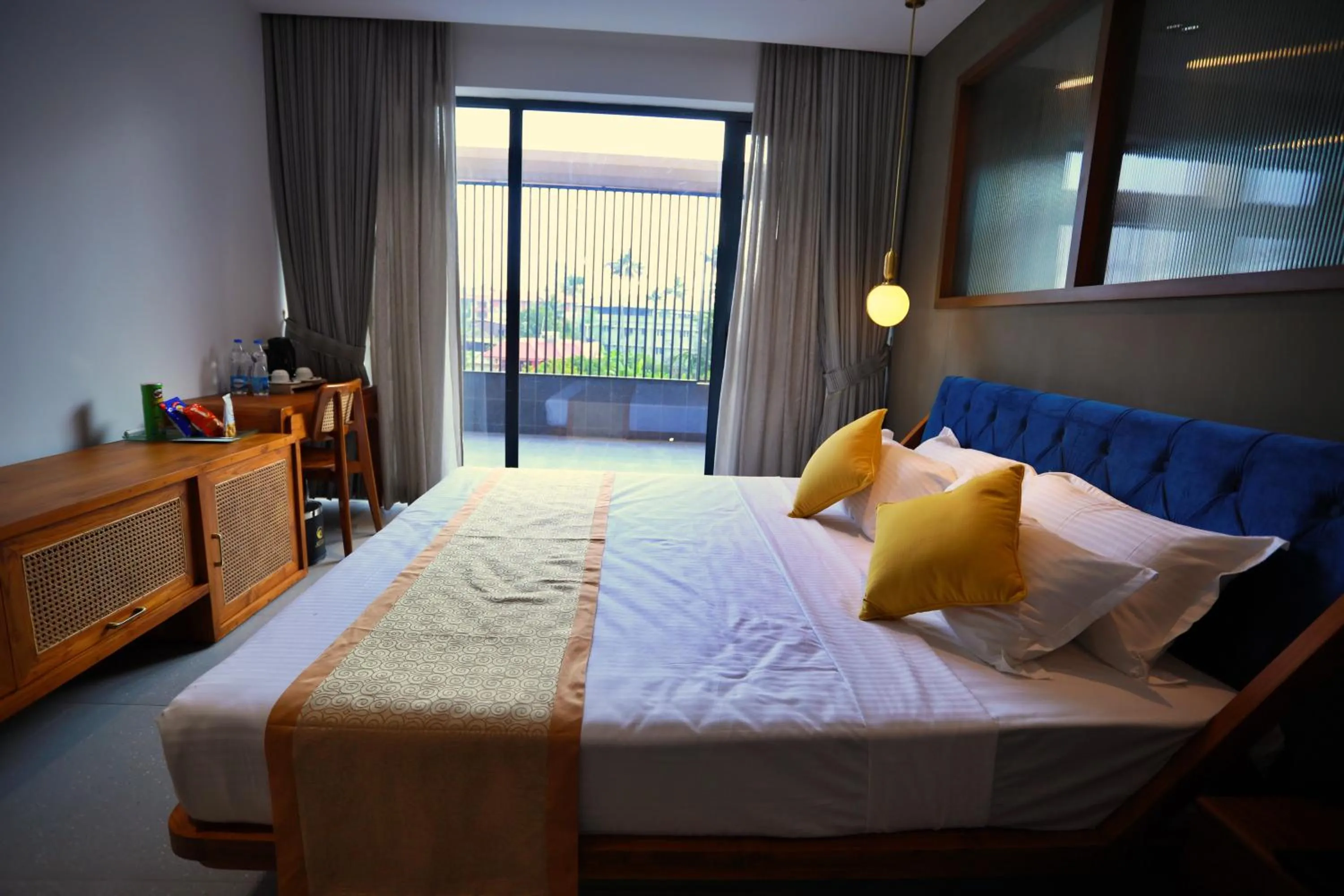 Bed in E.05 City Inn