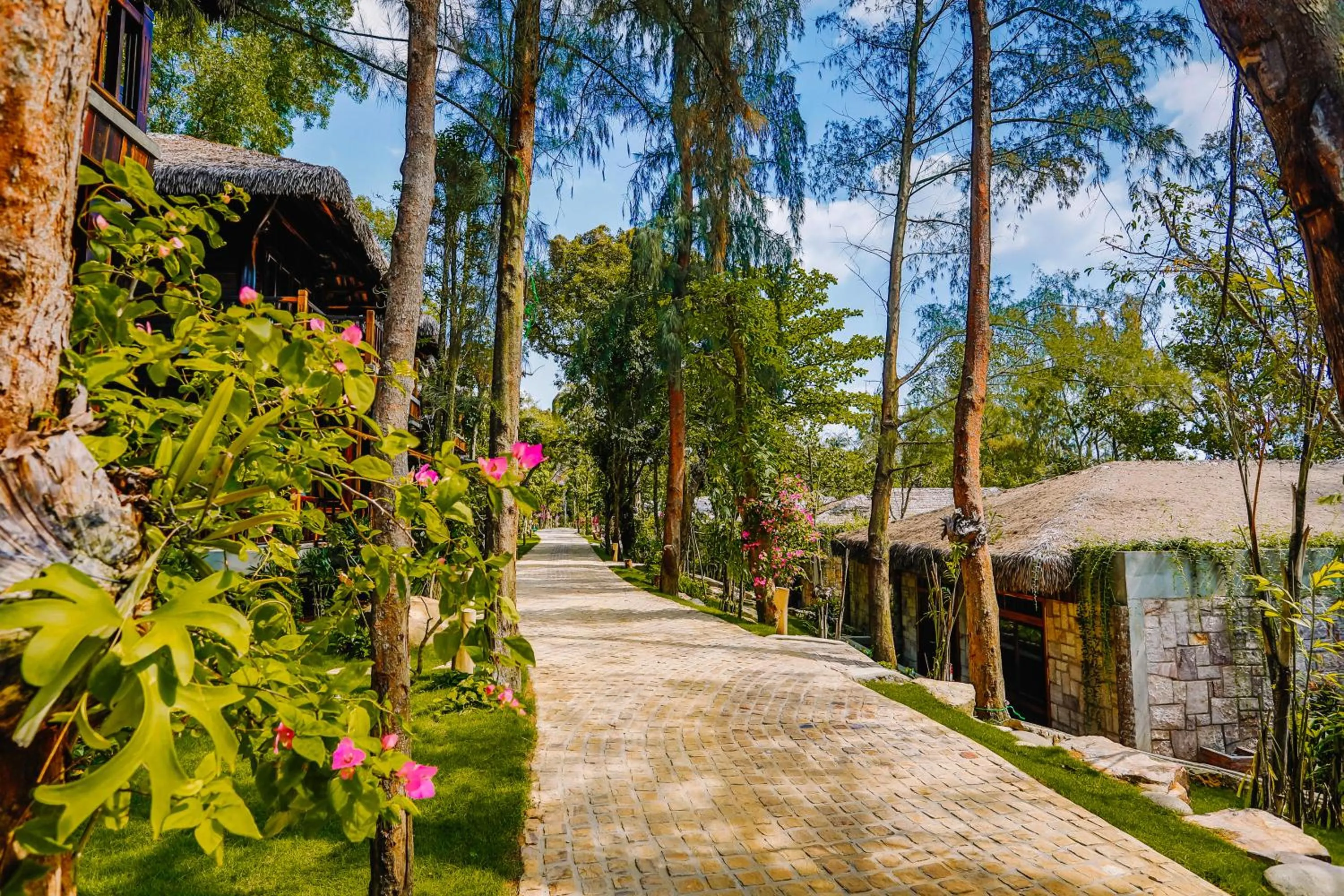 Quiet street view in Ocean Bay Resort & Spa Phu Quoc