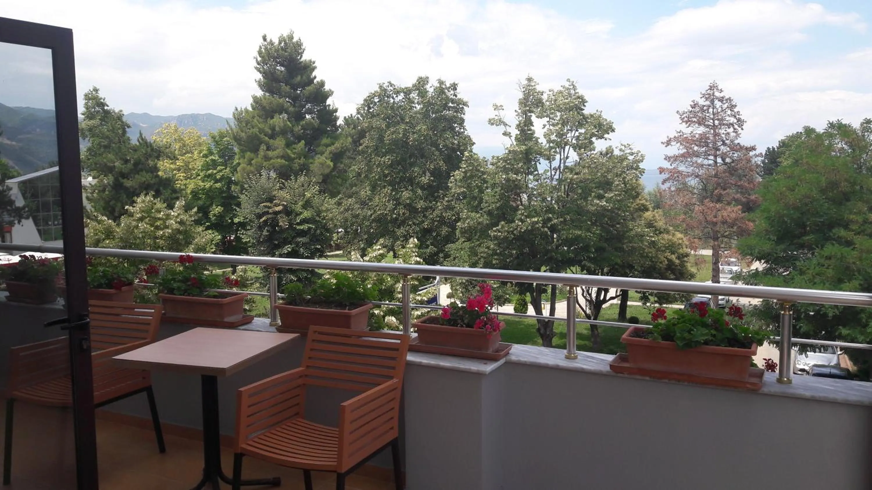 Balcony/Terrace in Perla Hotel