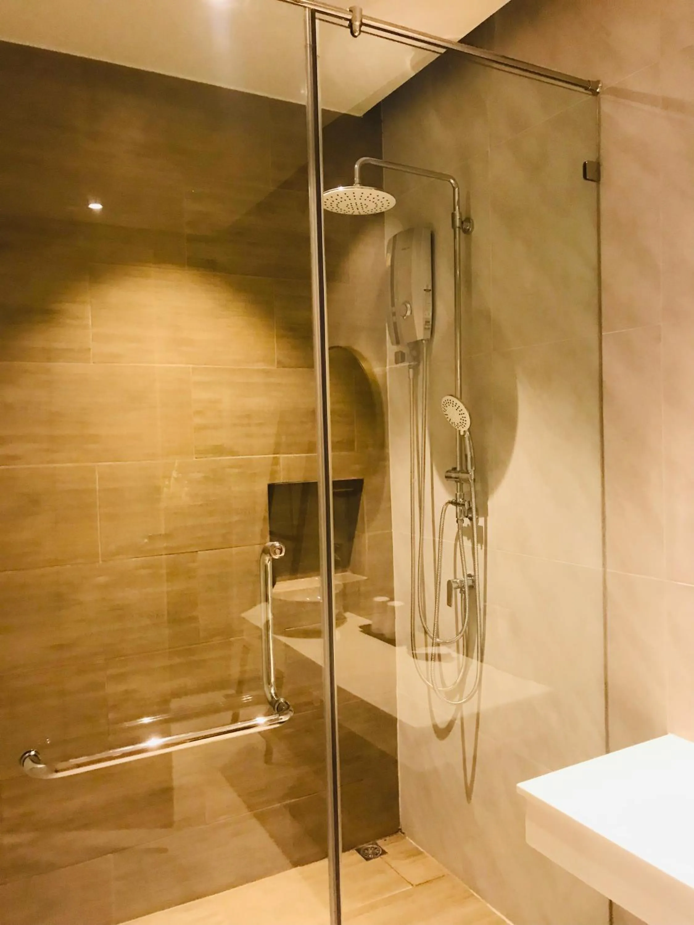 Shower in Siri Lagoona Resort