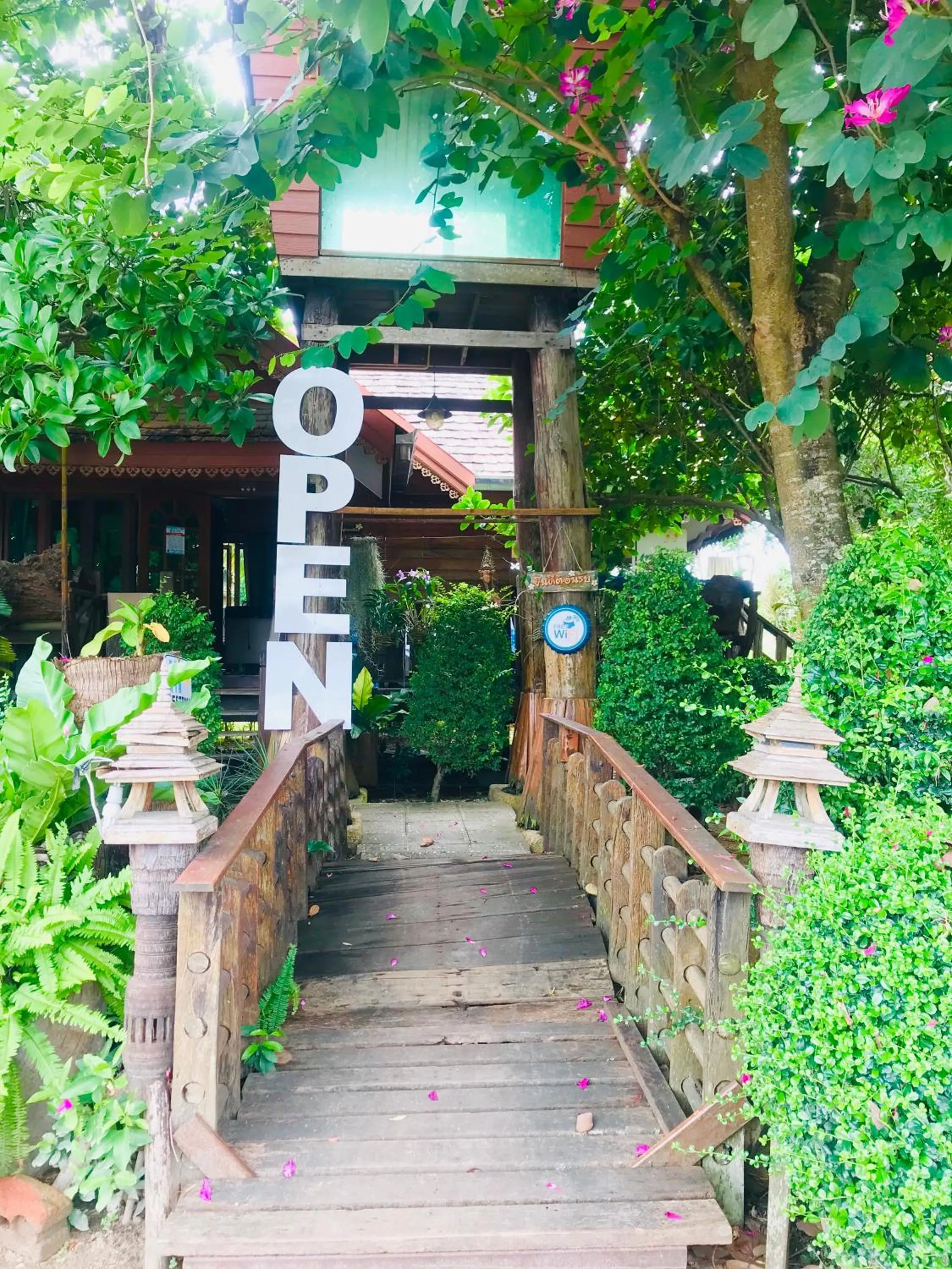 Facade/entrance in Siri Lagoona Resort